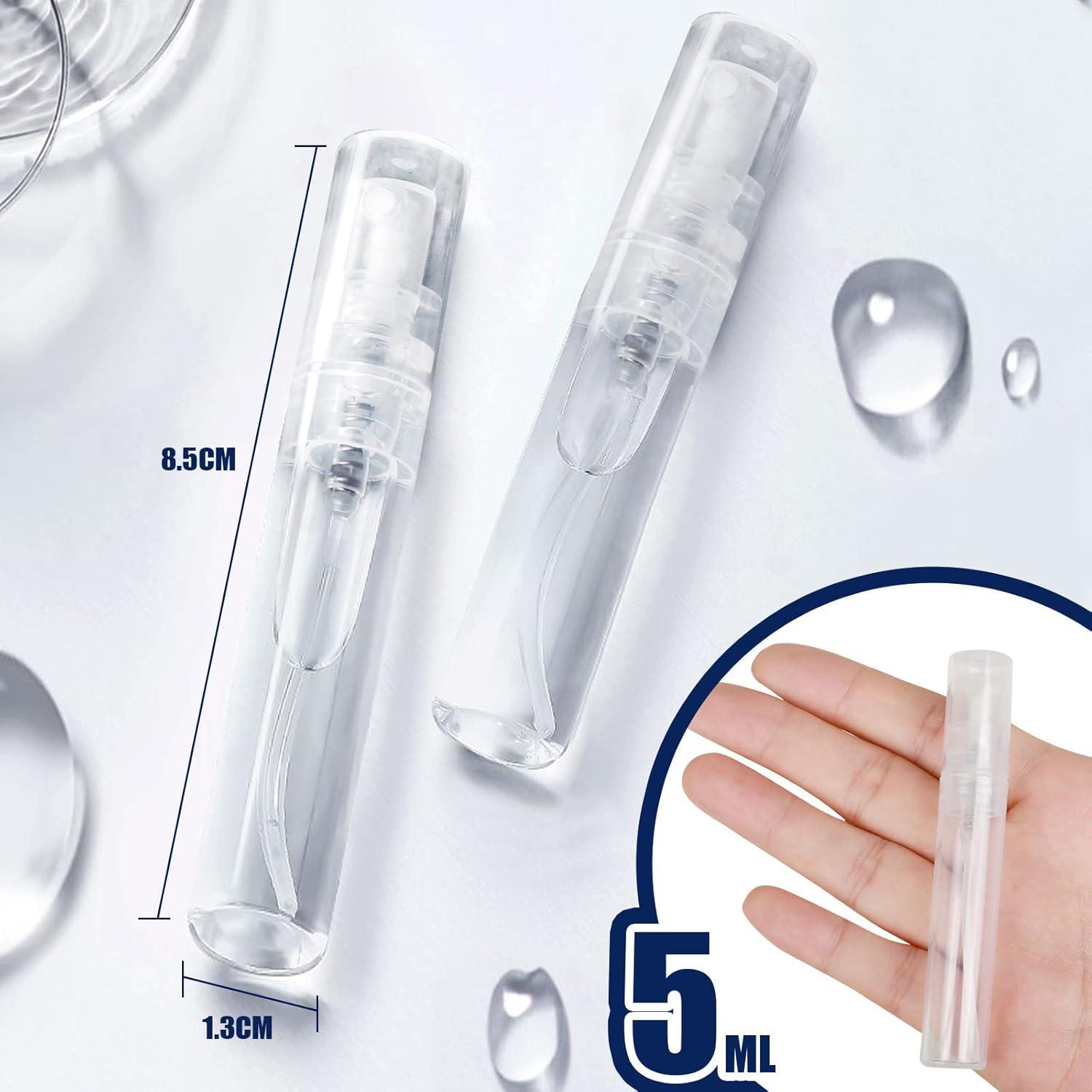 Botellas de Spray Mini Fandamei 10pcs 5ml Plástico Claro