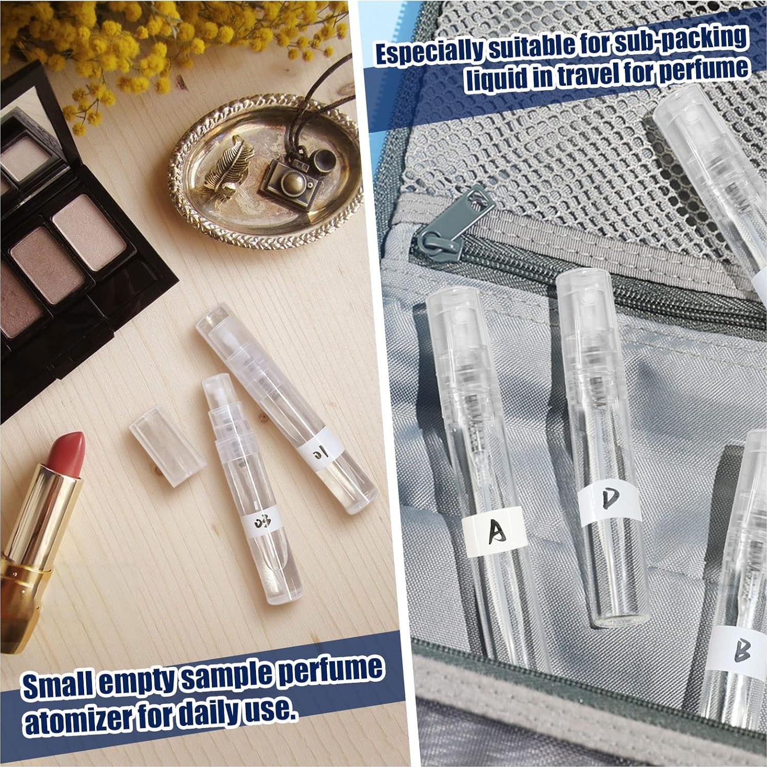 Botellas de Spray Mini Fandamei 10pcs 5ml Plástico Claro