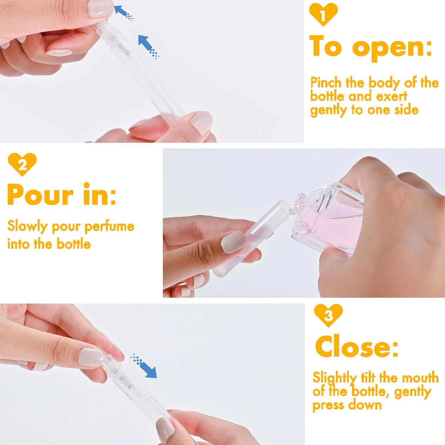 Botellas de Spray de Perfume Chiallco 10x5ml Recargables