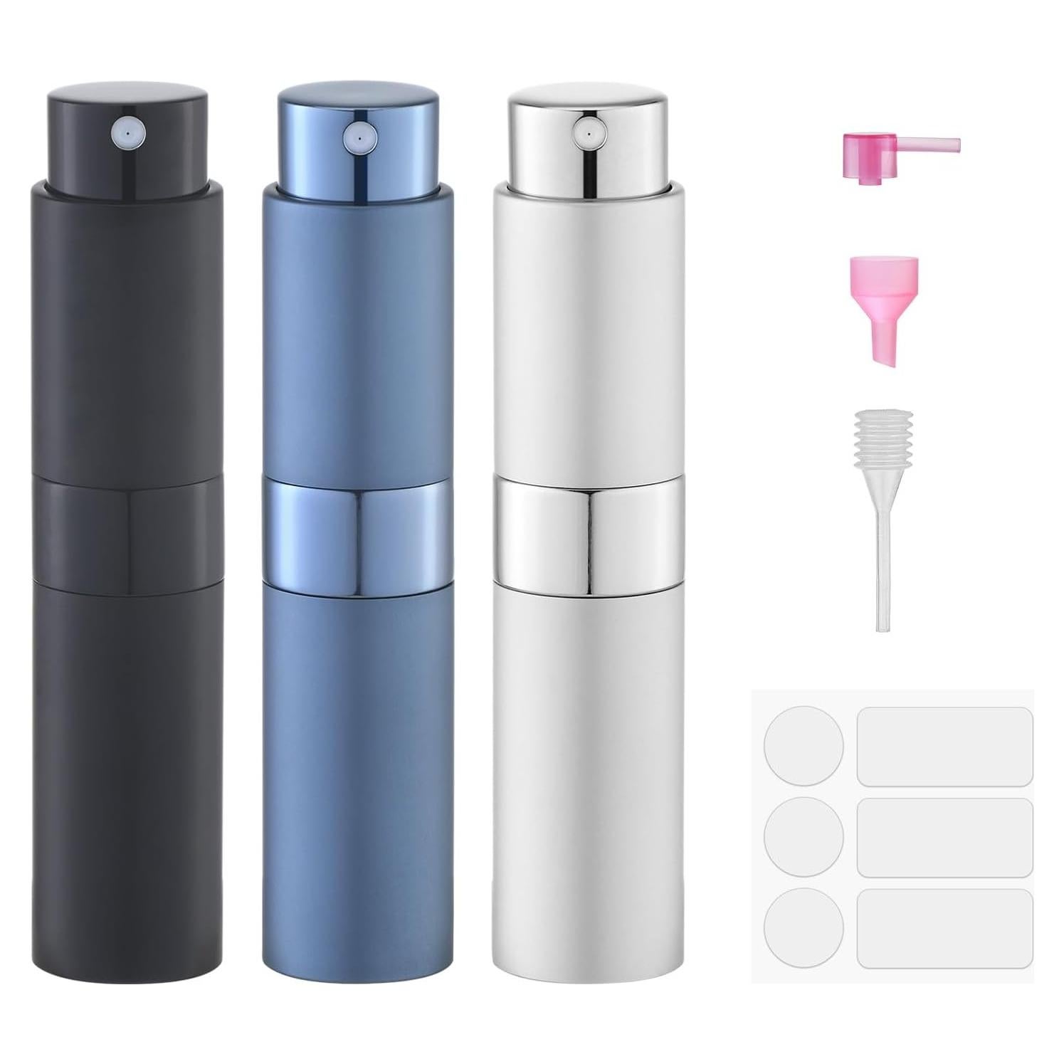 Botella Atomizadora Rellenable Fusupak 8ml Portátil Azul