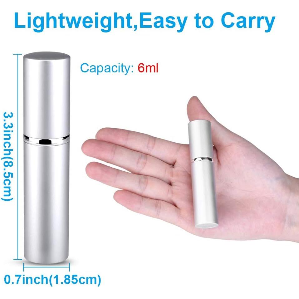 Botellas de Atomizador de Perfume Zingso 6ml 3 Pcs Viaje