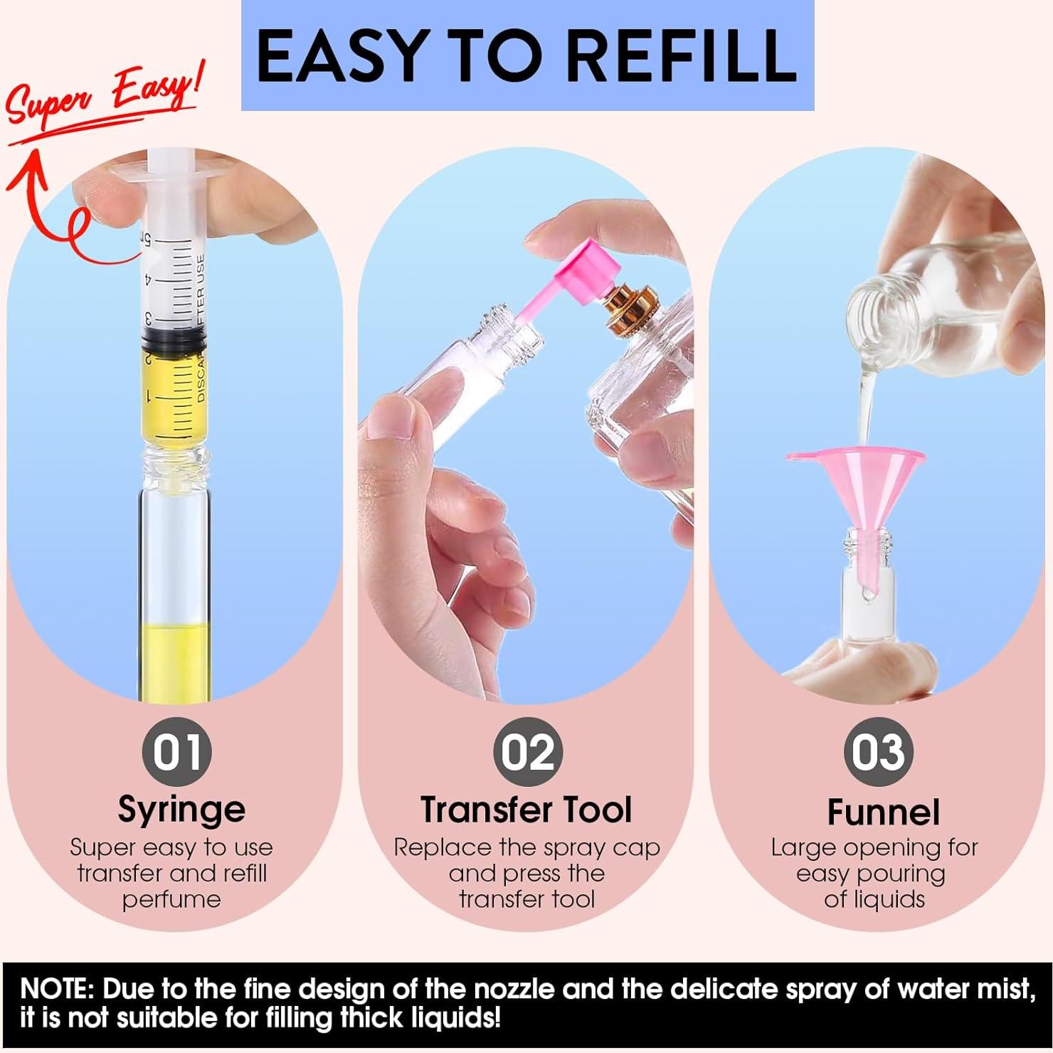 Paquete de 6 Botellas de Spray de Perfume DPLASKA 8ML