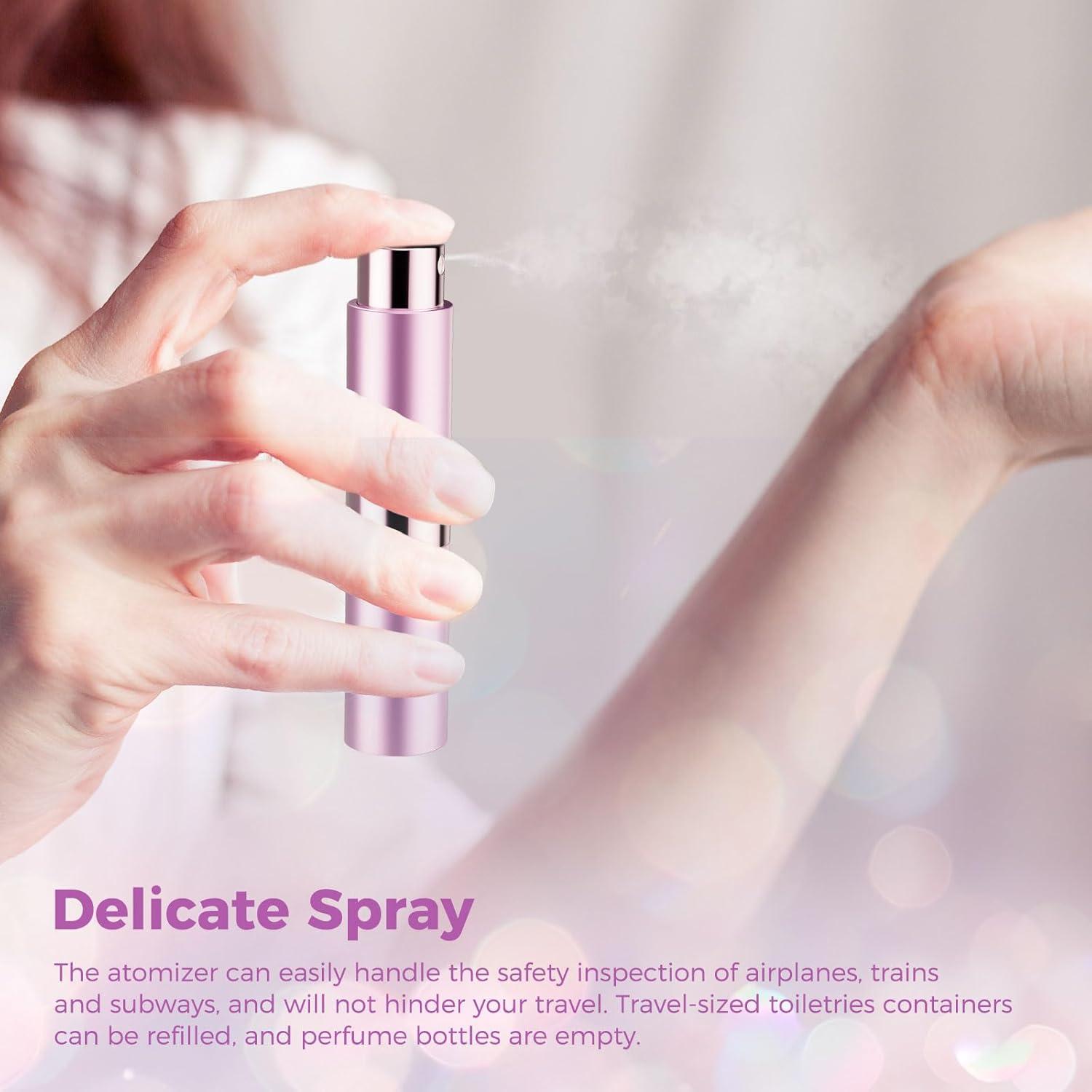 Set de 3 Botellas Rellenables de Perfume Augwontior 8ml