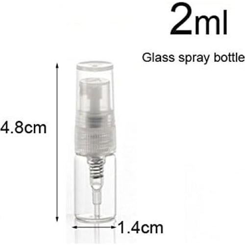 10 Botellas de Vidrio Spray 2ml Elfenstall para Perfume