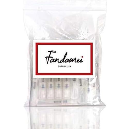 Fandamei 60 Botellas Mini Spray 3ml Plástico Claro