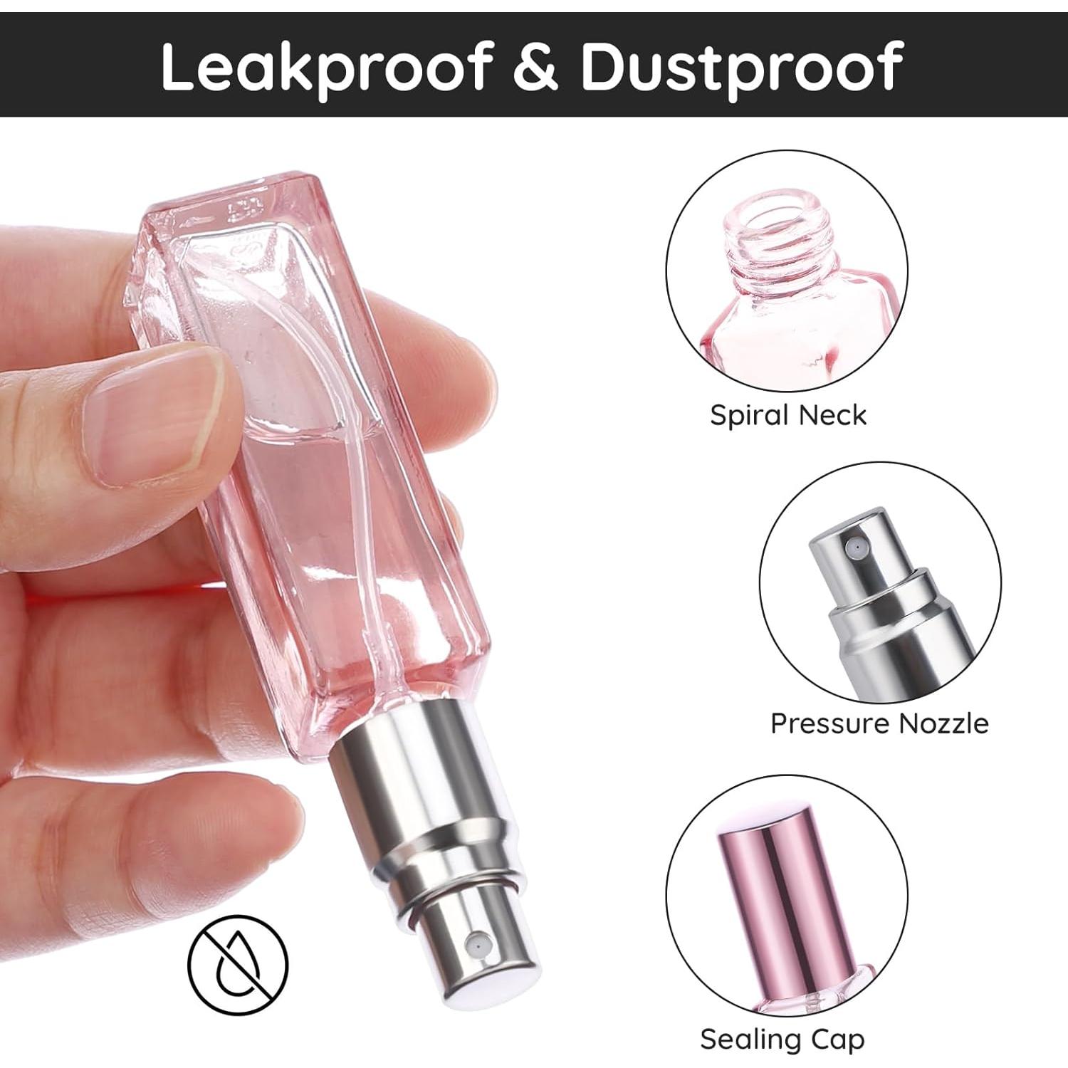 Segbeauty 5 Botellas de Perfume Reutilizables 10ML Viaje