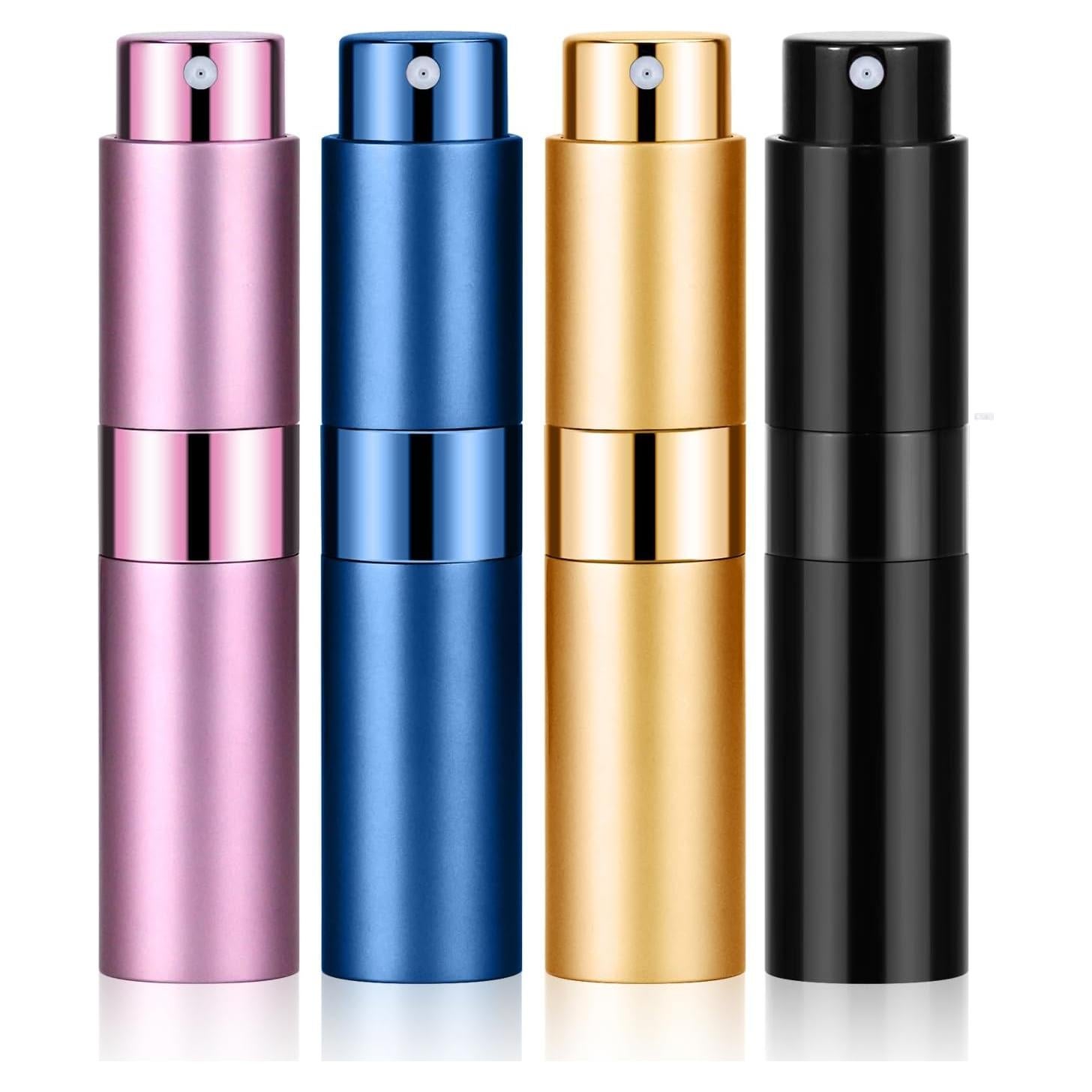 4 Botellas Atomizador de Perfume Recargable 8ml QMOEH