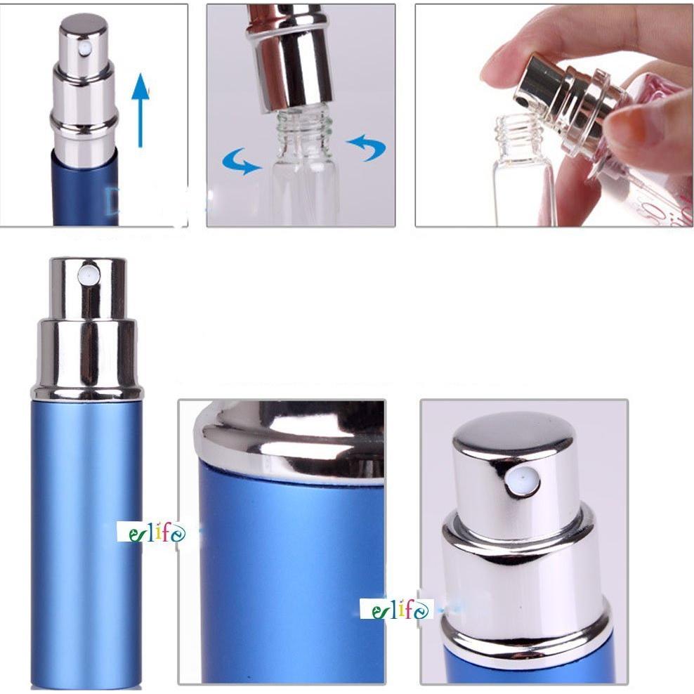 Botellas de Spray Vacías GOLF 6pcs 6ml para Perfume Portátil