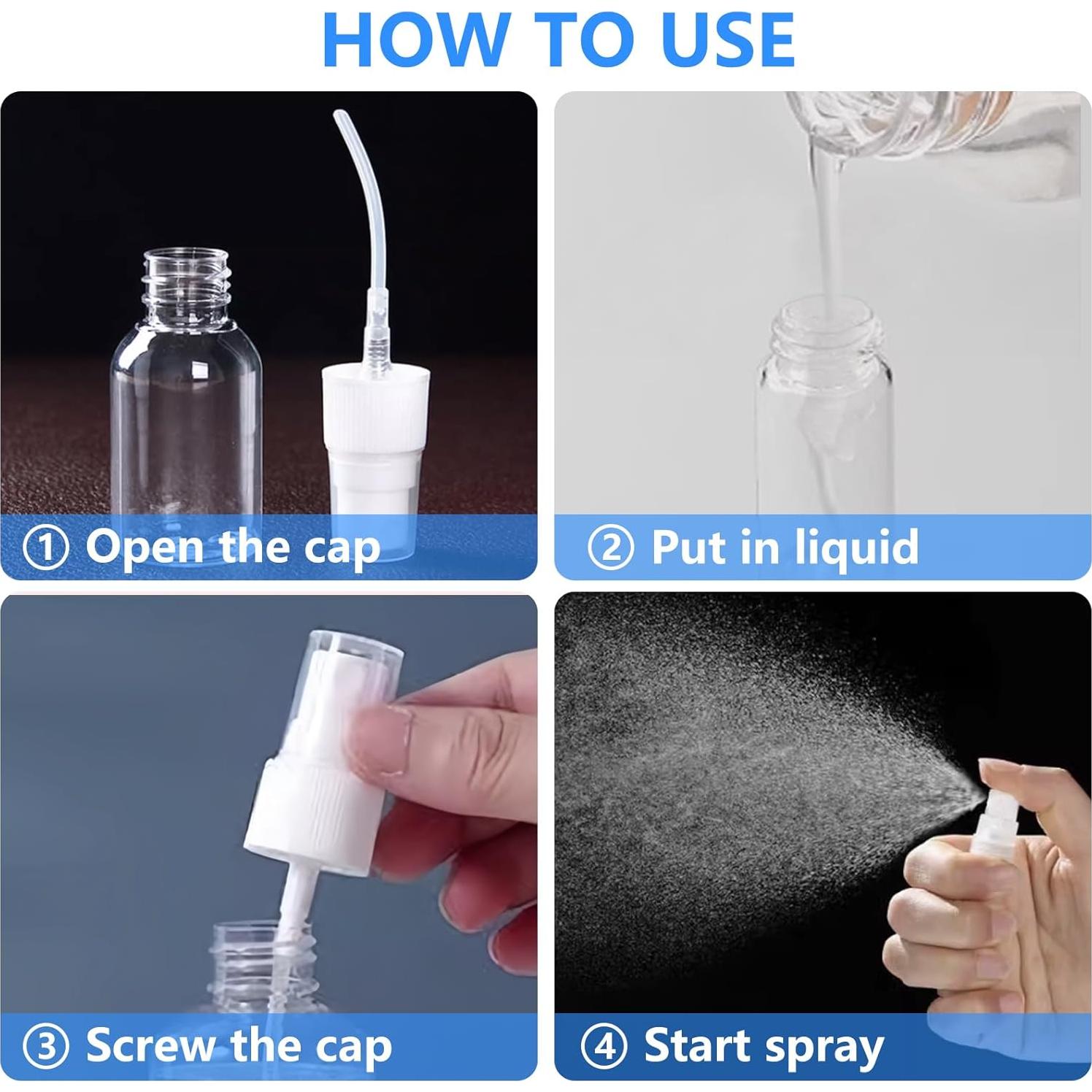 Paquete de 6 Botellas Recargables de Perfume 5ml DTDNZKN