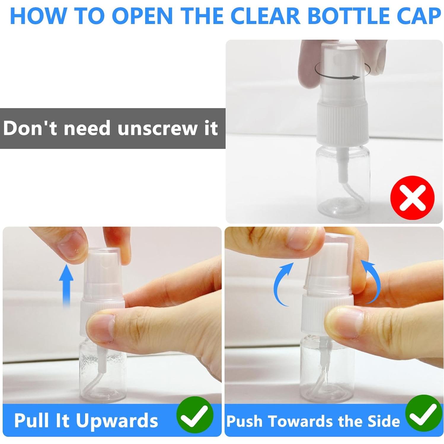 Paquete de 6 Botellas Recargables de Perfume 5ml DTDNZKN