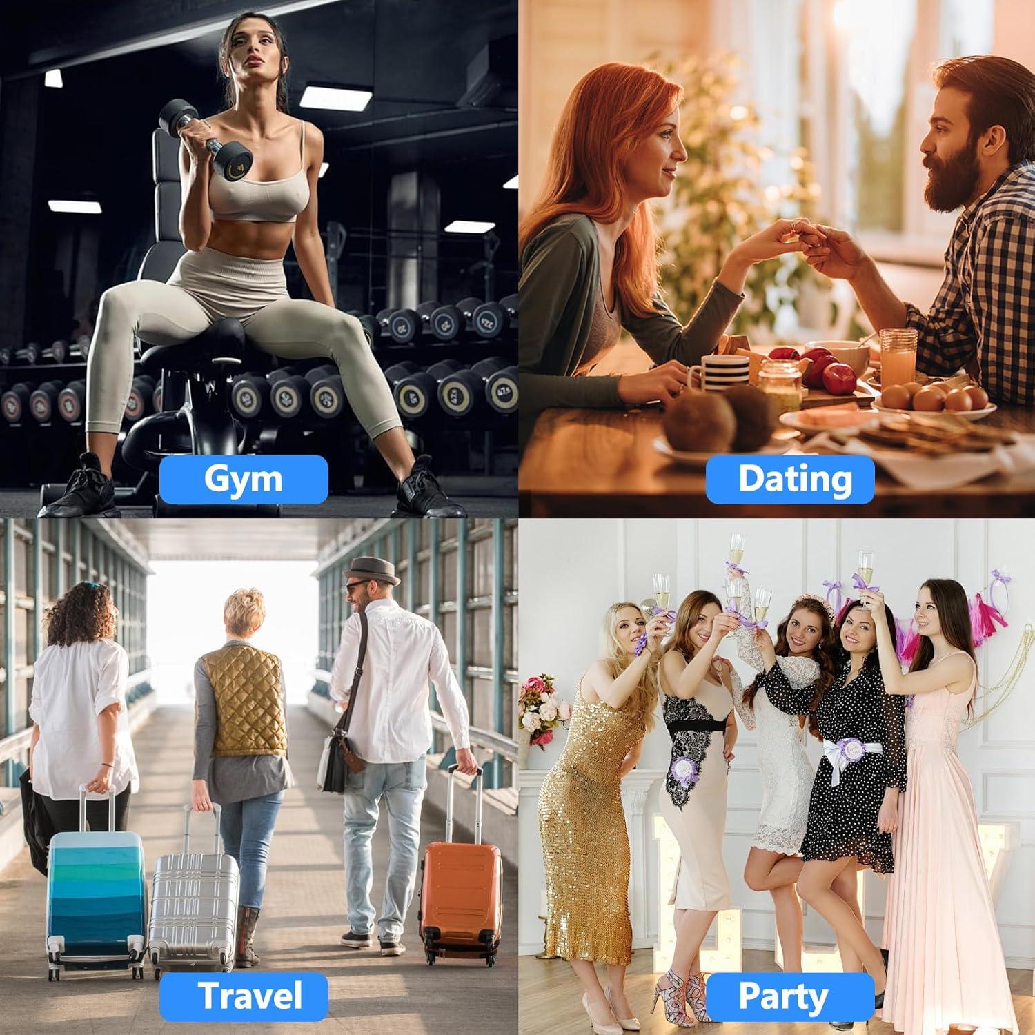 Paquete de 6 Botellas Recargables de Perfume 5ml DTDNZKN