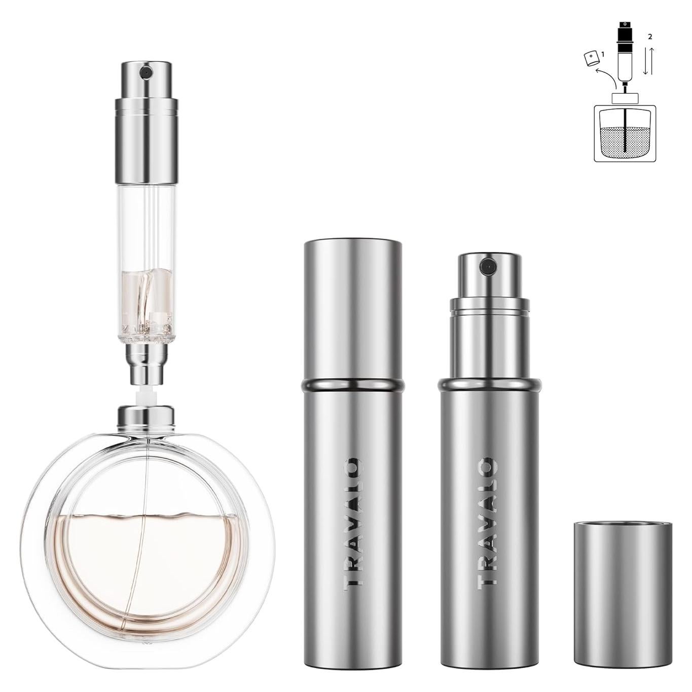 Atomizador de Perfume Recargable Travalo Essenti Plata 5ml