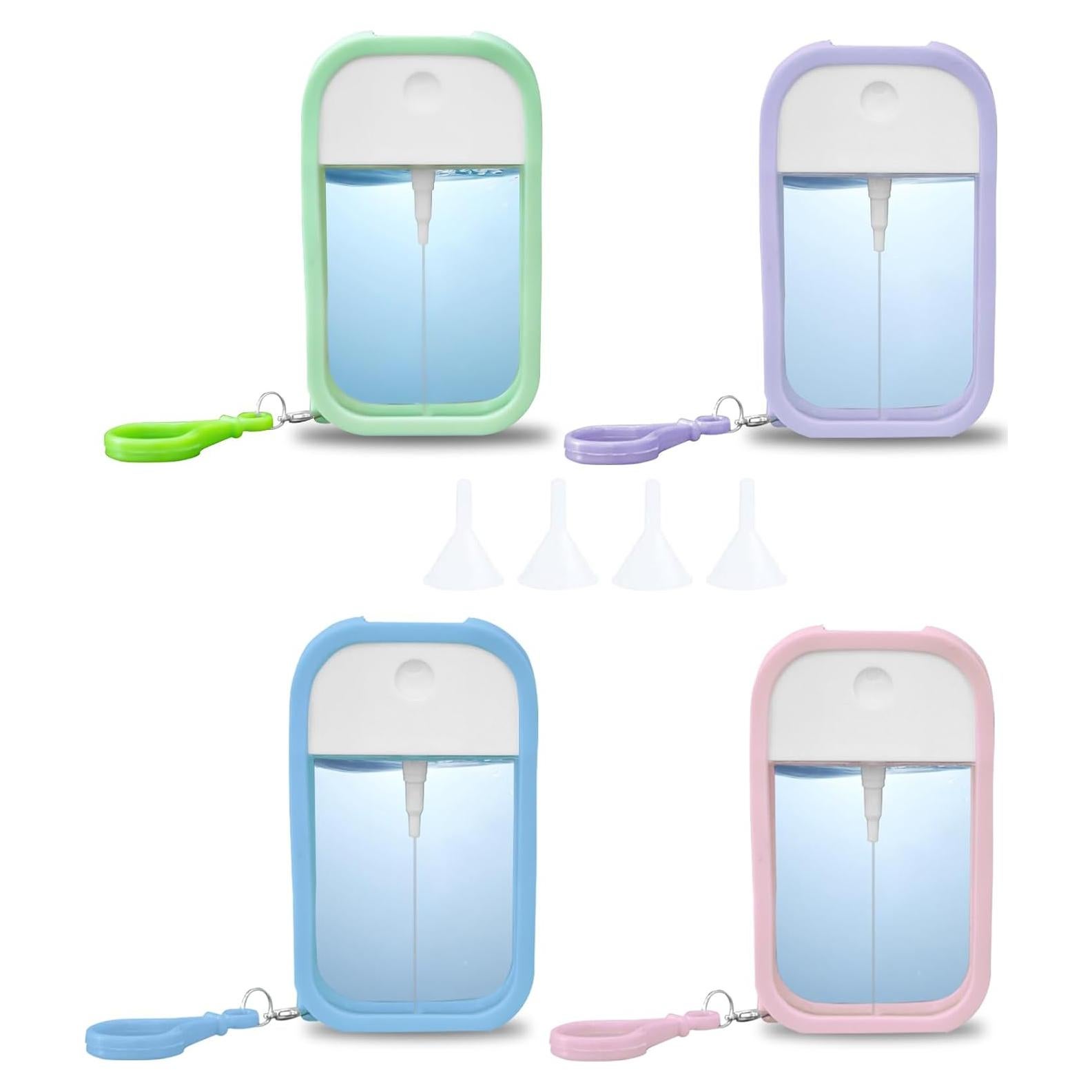 4 Botellas de Spray Reutilizables 50ml LYAPEONY para Viajes