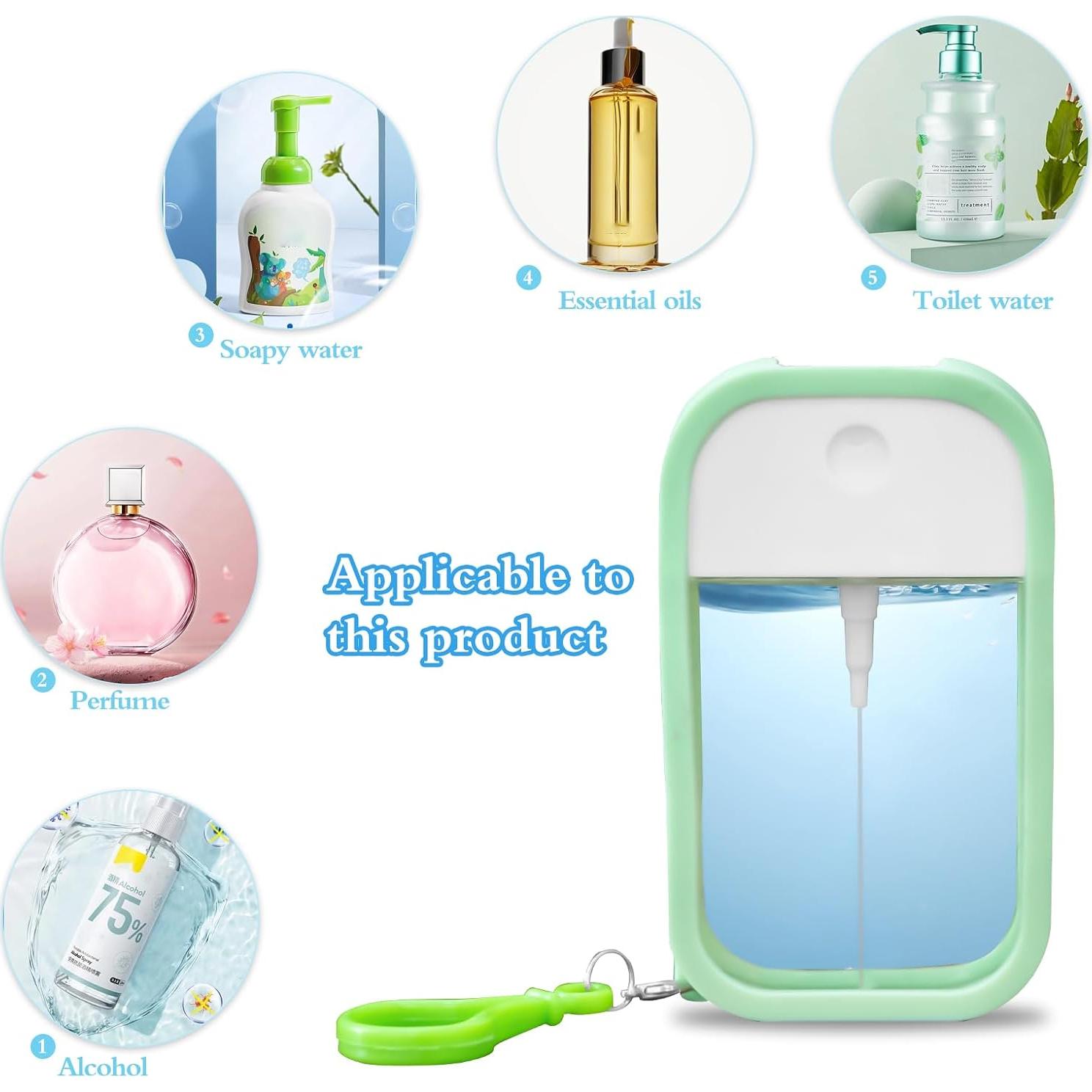 4 Botellas de Spray Reutilizables 50ml LYAPEONY para Viajes