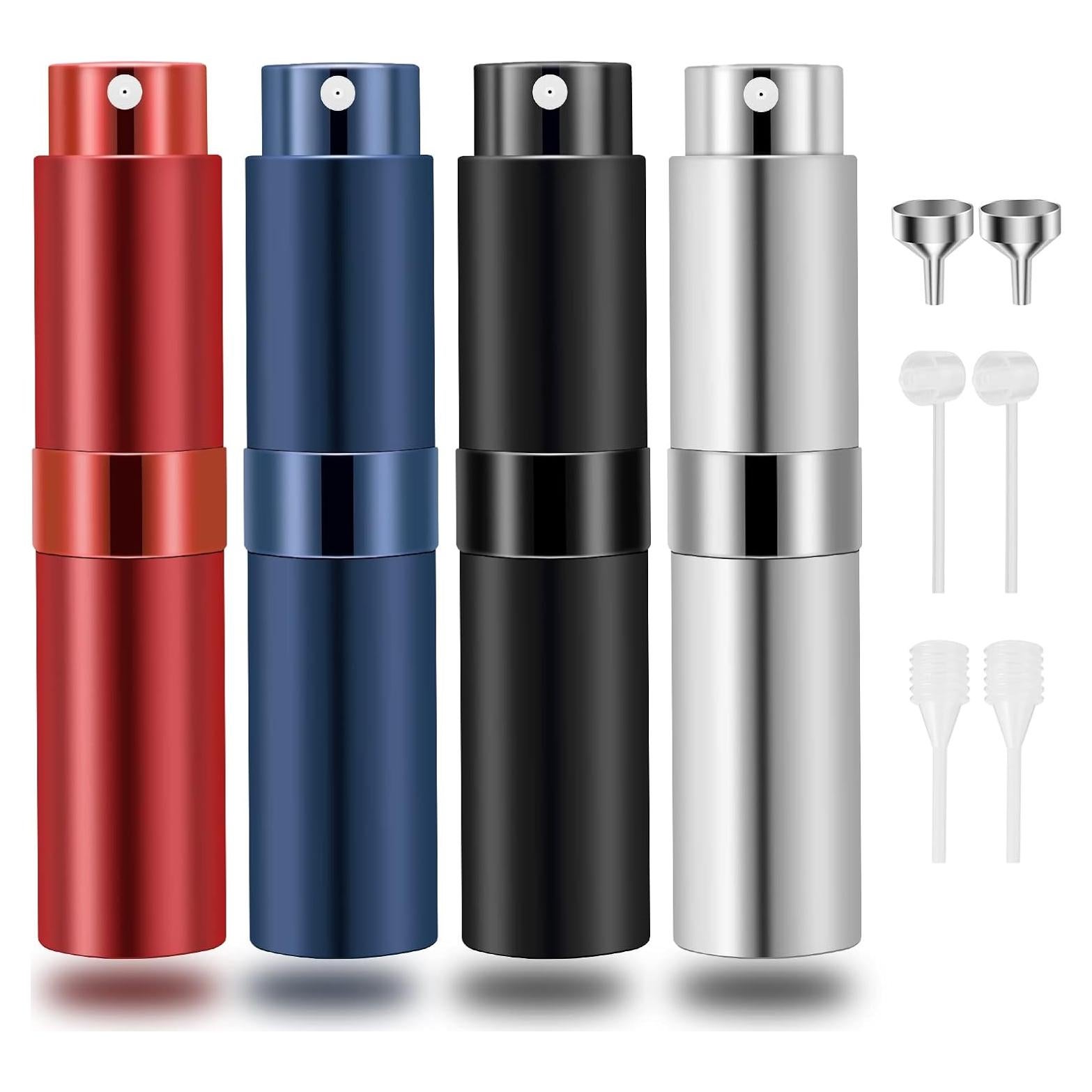 Botellas de Atomizador de Perfume Rellenables Saiveina 8ml - Set de 4