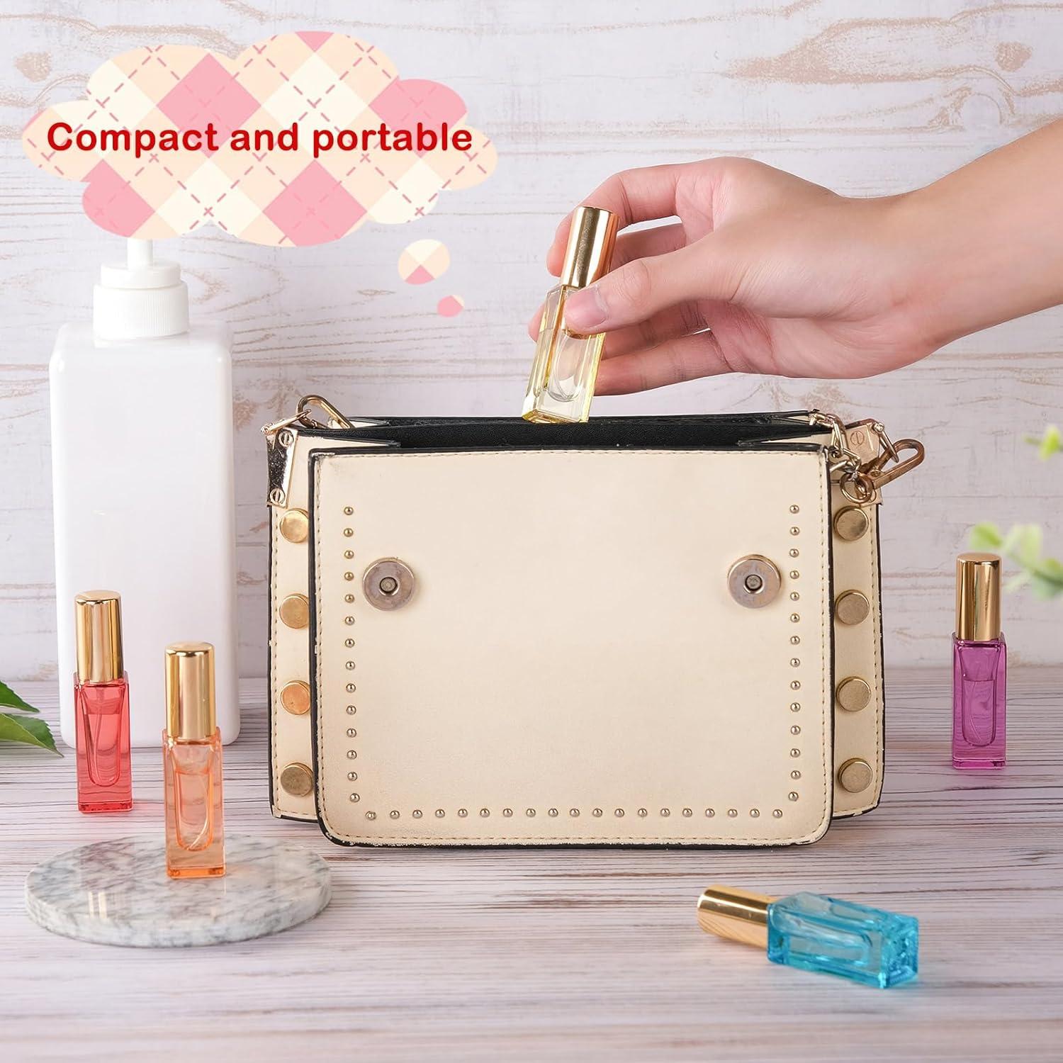 Set de 5 Botellas de Perfume de Viaje RAMFIYN 6ml Vidrio