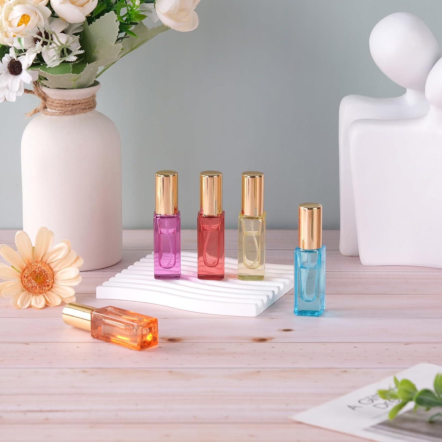 Set de 5 Botellas de Perfume de Viaje RAMFIYN 6ml Vidrio