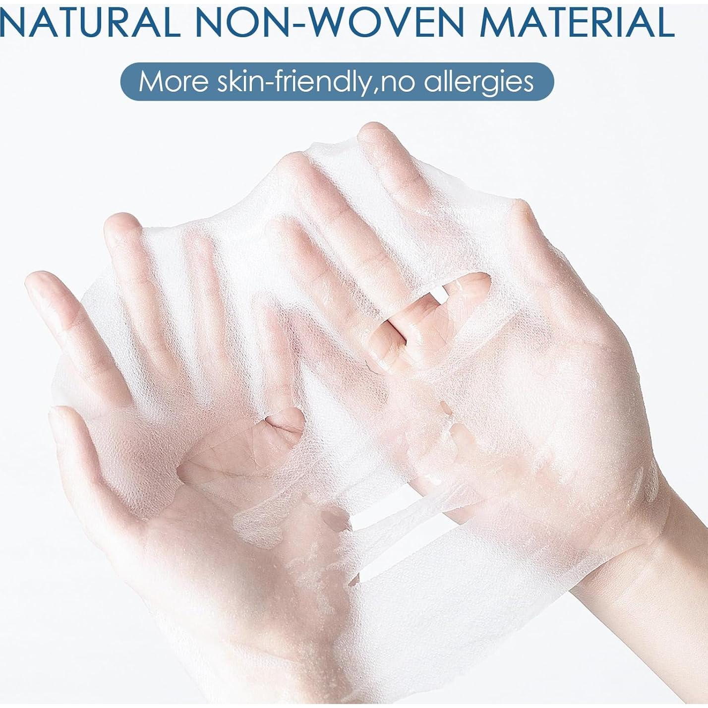 Paquete de 100 Hojas de Máscara Facial Comprimida Adorila