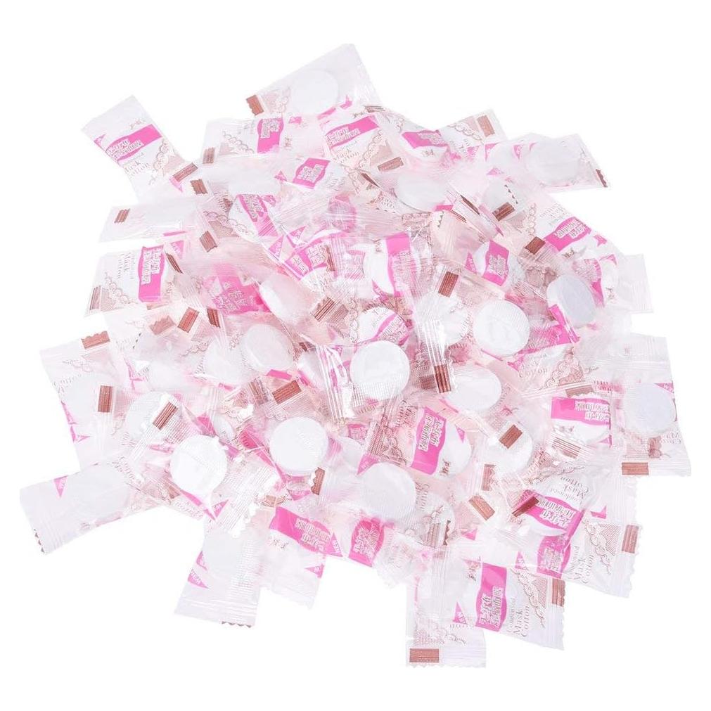 100 Pcs Máscaras Faciales Comprimidas Liroyal DIY Algodón Natural