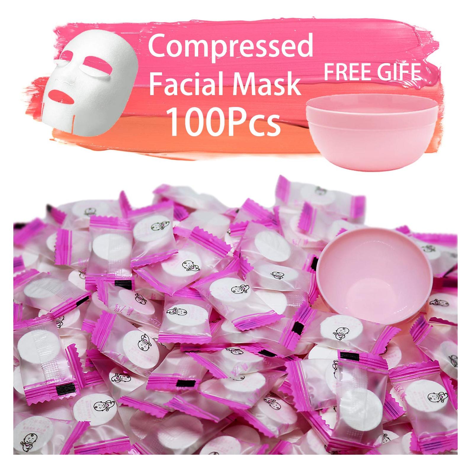 100 Piezas Máscaras Faciales Comprimidas ZMBeautk DIY Cuidado Piel