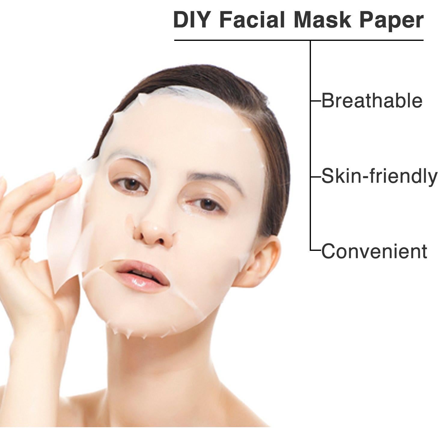 100 Piezas Máscaras Faciales Comprimidas ZMBeautk DIY Cuidado Piel