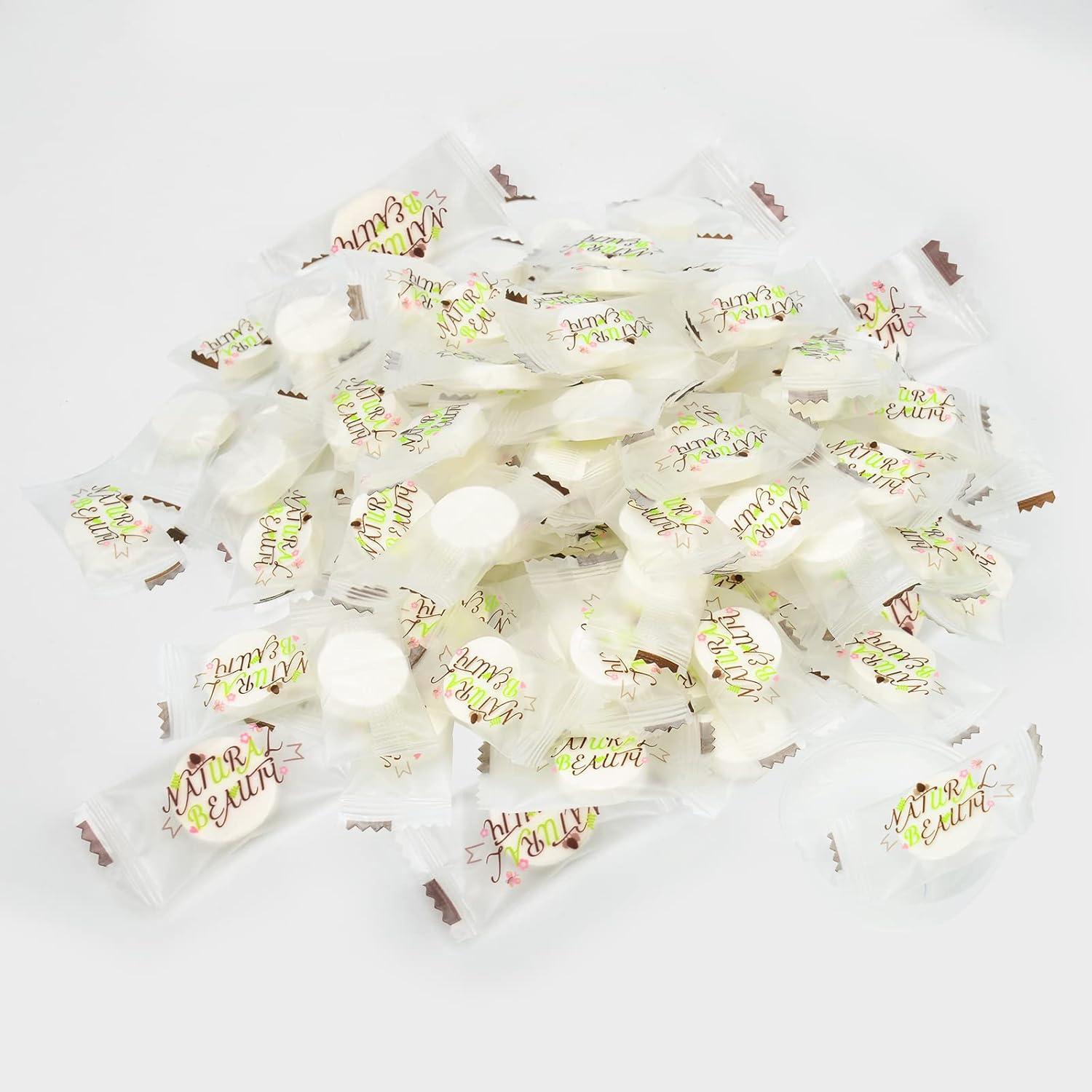 100PCS Hoja de Máscara Facial de Algodón Comprimido SADYFON