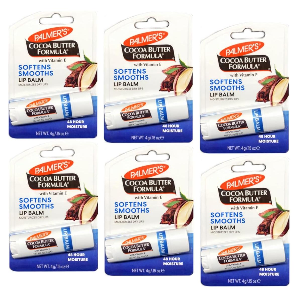 Bálsamo Labial Hidratante Palmer's Manteca de Cacao 4.25g x6