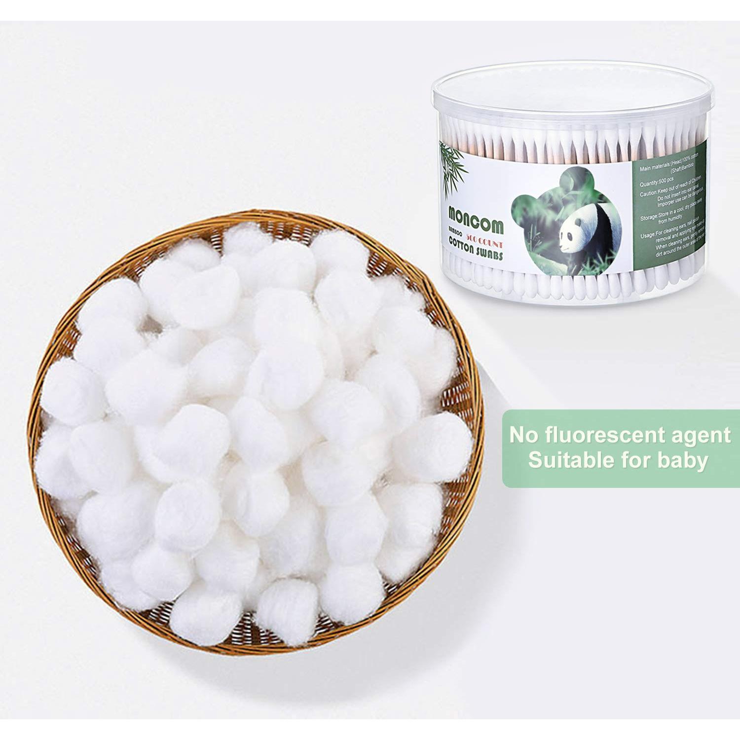 Bastones de Algodón MYQIPGD 500 Piezas 7.62 cm Biodegradables