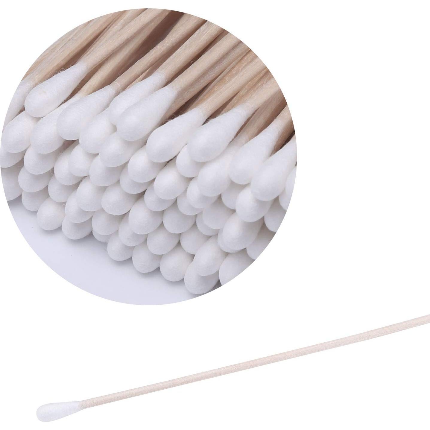 Bastones de Algodón Tbestmax 15 cm - 500 Pcs Estériles