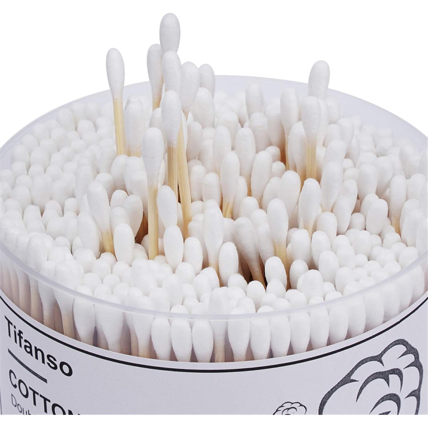 Bastones de Algodón Tifanso 500 Unidades Hipoalergénicos