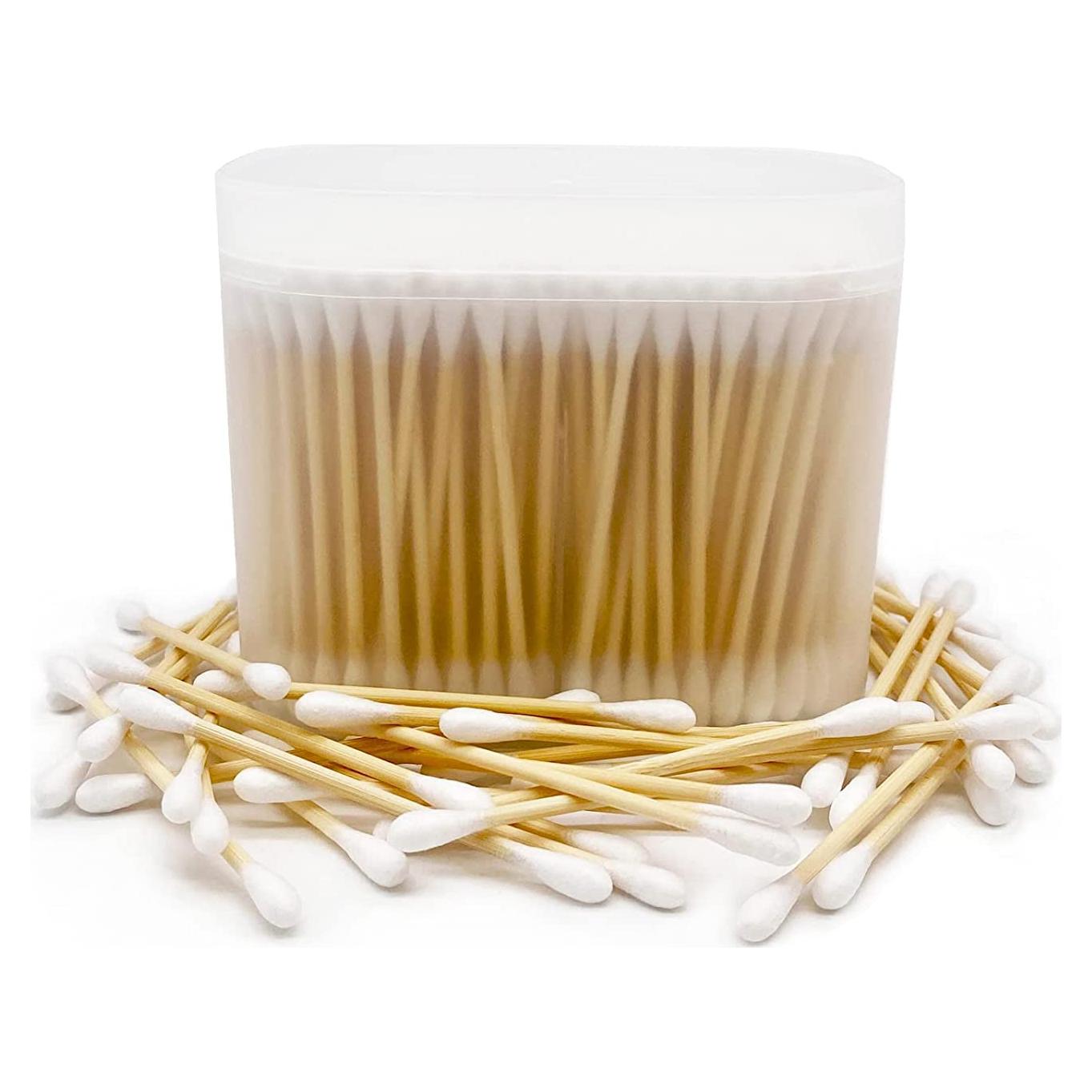 Bastones de Algodón Biodegradables 900pcs Bambú El Futuro es Bambú