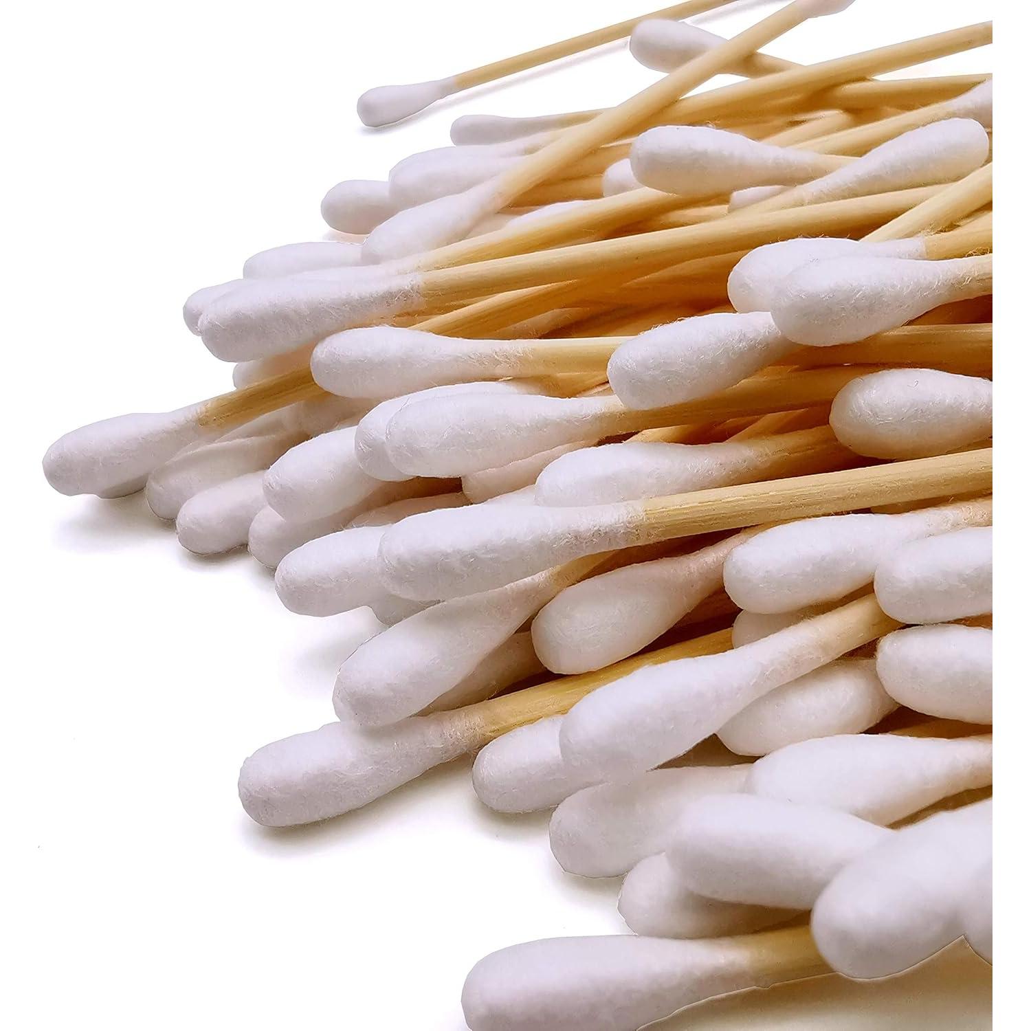 Bastones de Algodón Biodegradables 900pcs Bambú El Futuro es Bambú