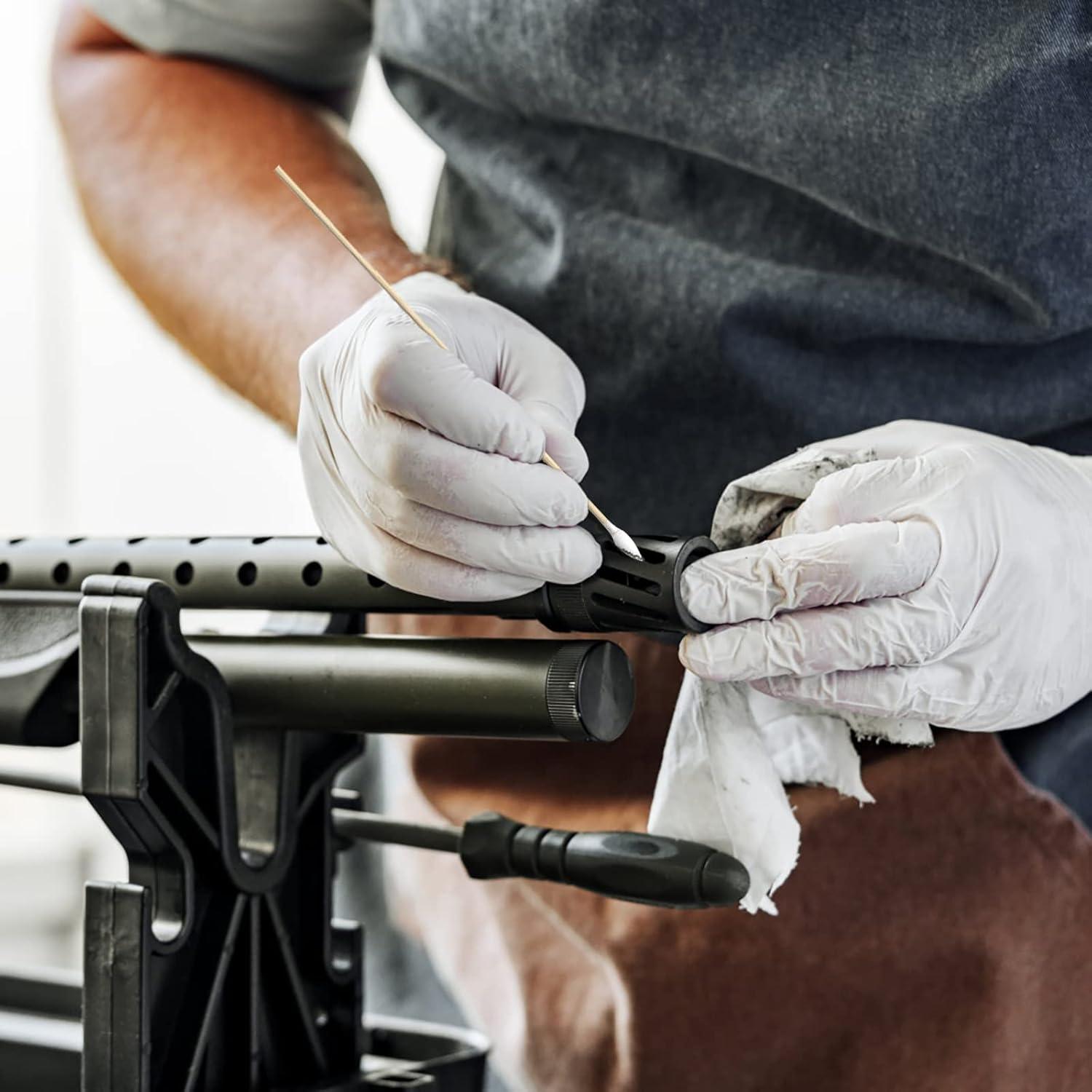 500 Bastones de Limpieza de Algodón 15.24 cm Point-Ring