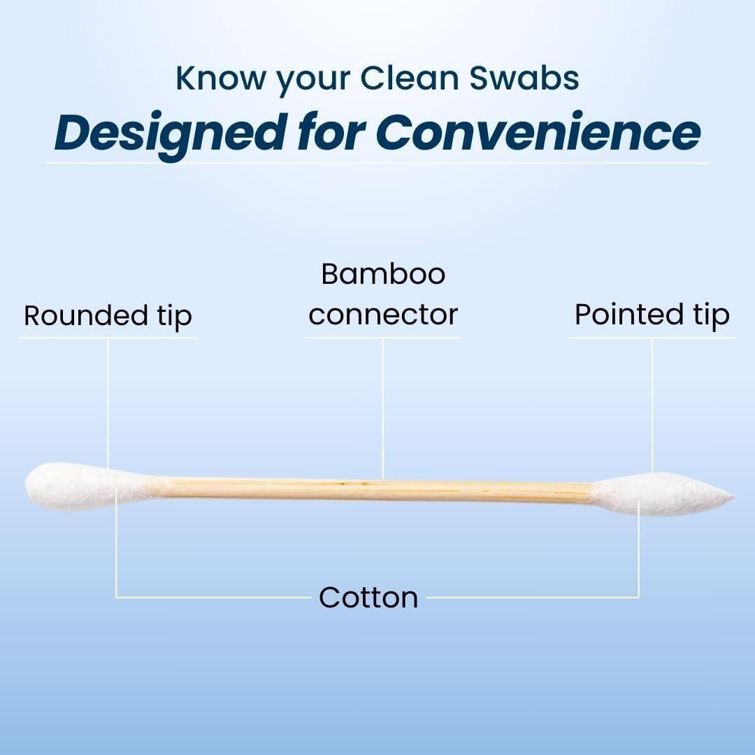 Bastones Limpiadores Clean Skin Club 1000 Unidades Biodegradables