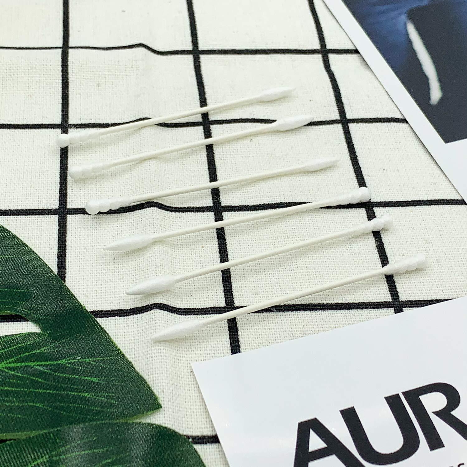 Hisopos de Algodón para Bebés AURASIN 200 Pcs Ultra Suaves