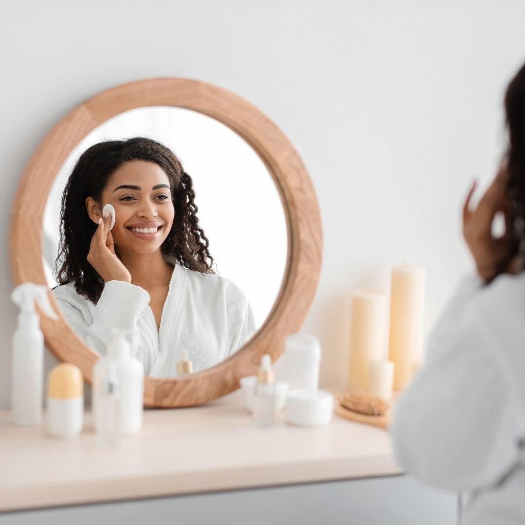 Rondas de Algodón Exfoliantes Amazon Basics 100 Unidades