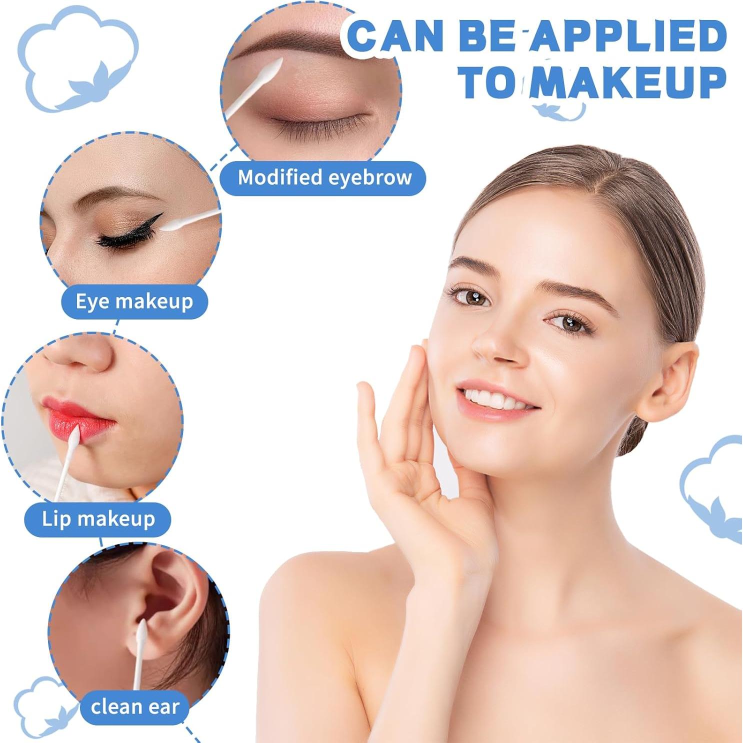 Hisopos de Algodón Doble Punta BODFPPC - 800 Piezas