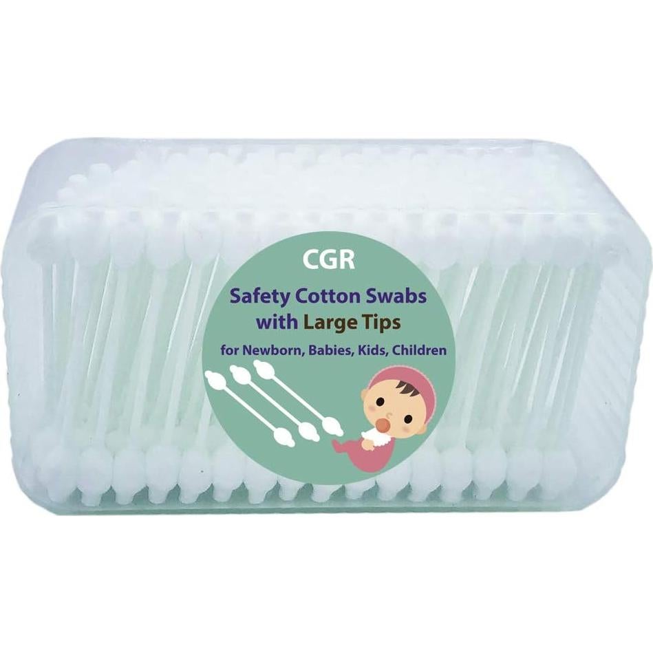 Bastones de Algodón Orgánico CGR para Bebés 80 Unidades