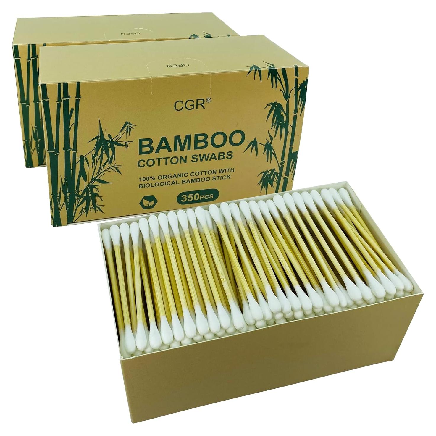 Bastones de Algodón Orgánico CGR - 1050 Piezas - Biodegradables