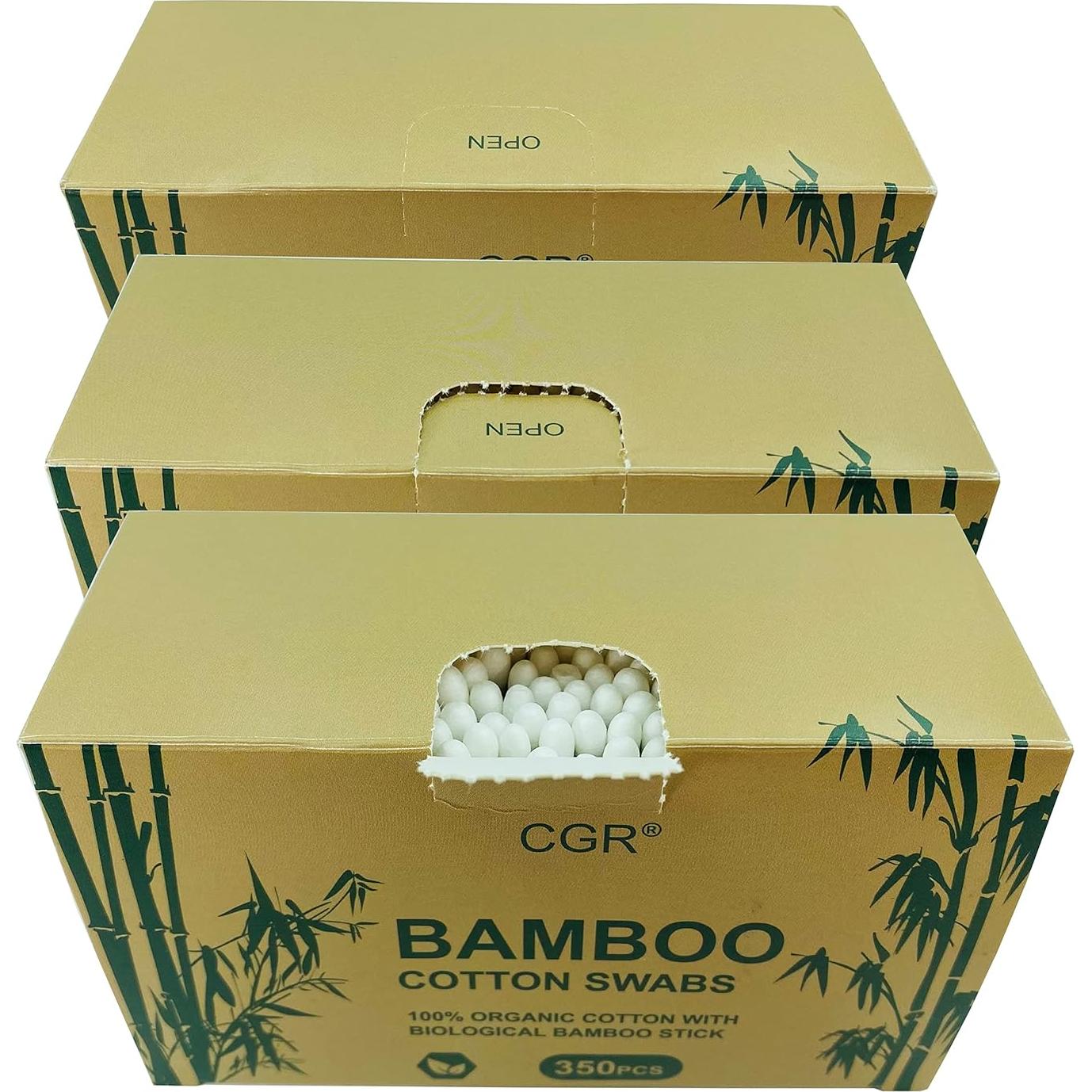 Bastones de Algodón Orgánico CGR - 1050 Piezas - Biodegradables