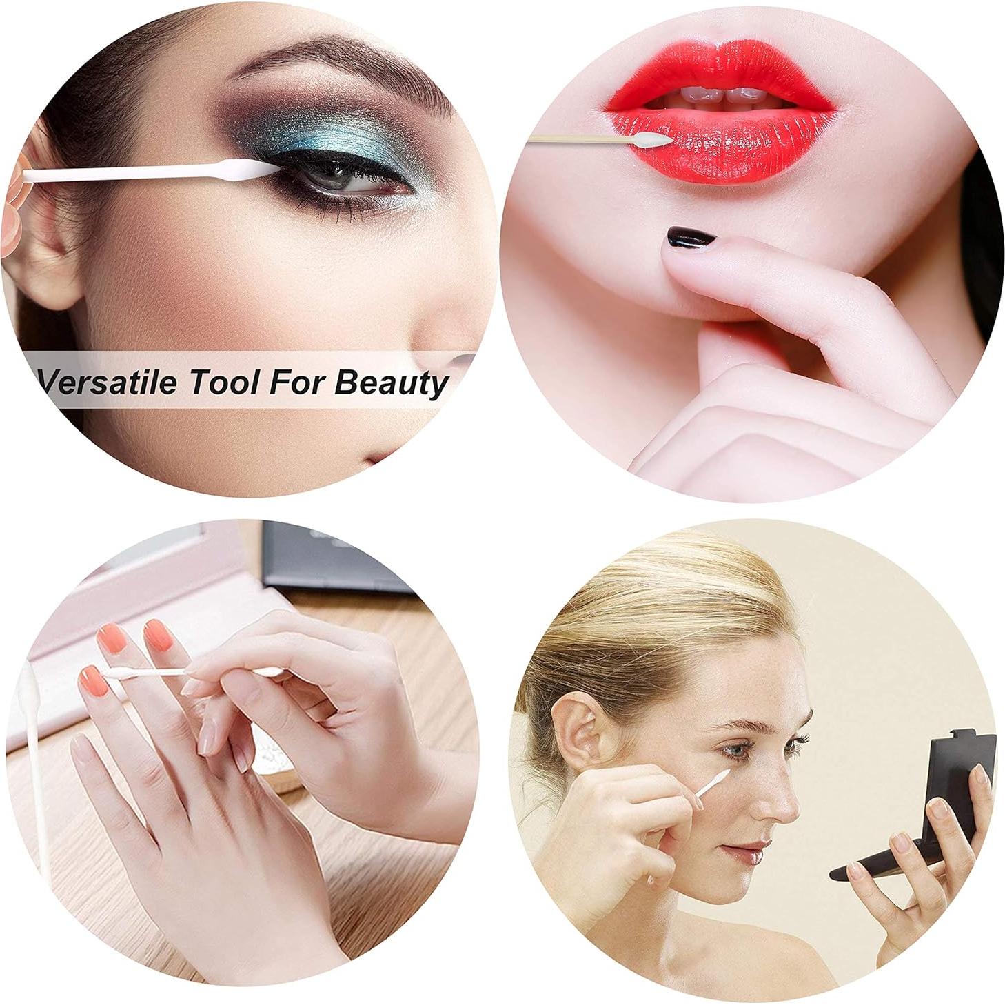 Bastoncillos de Algodón Orgánico Rayhee 800 Piezas Doble Punta