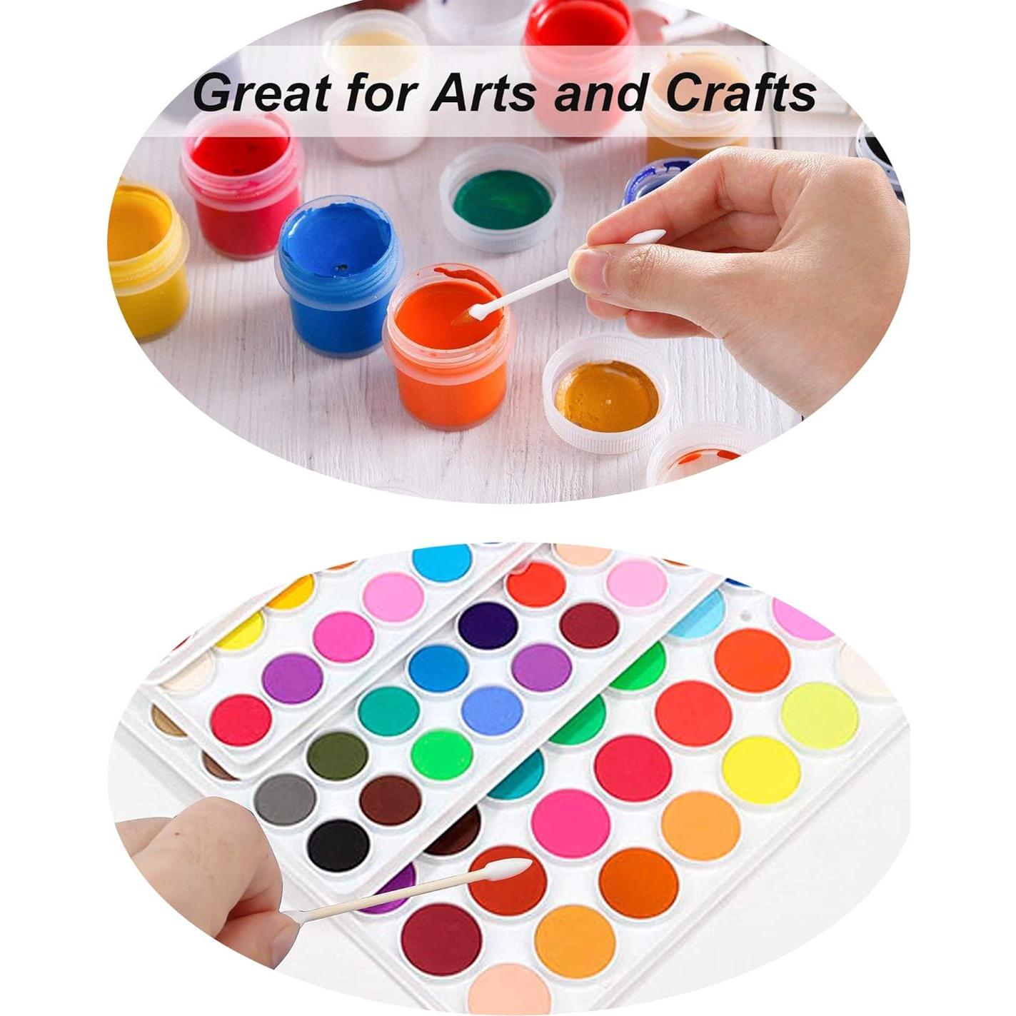 Bastoncillos de Algodón Orgánico Rayhee 800 Piezas Doble Punta