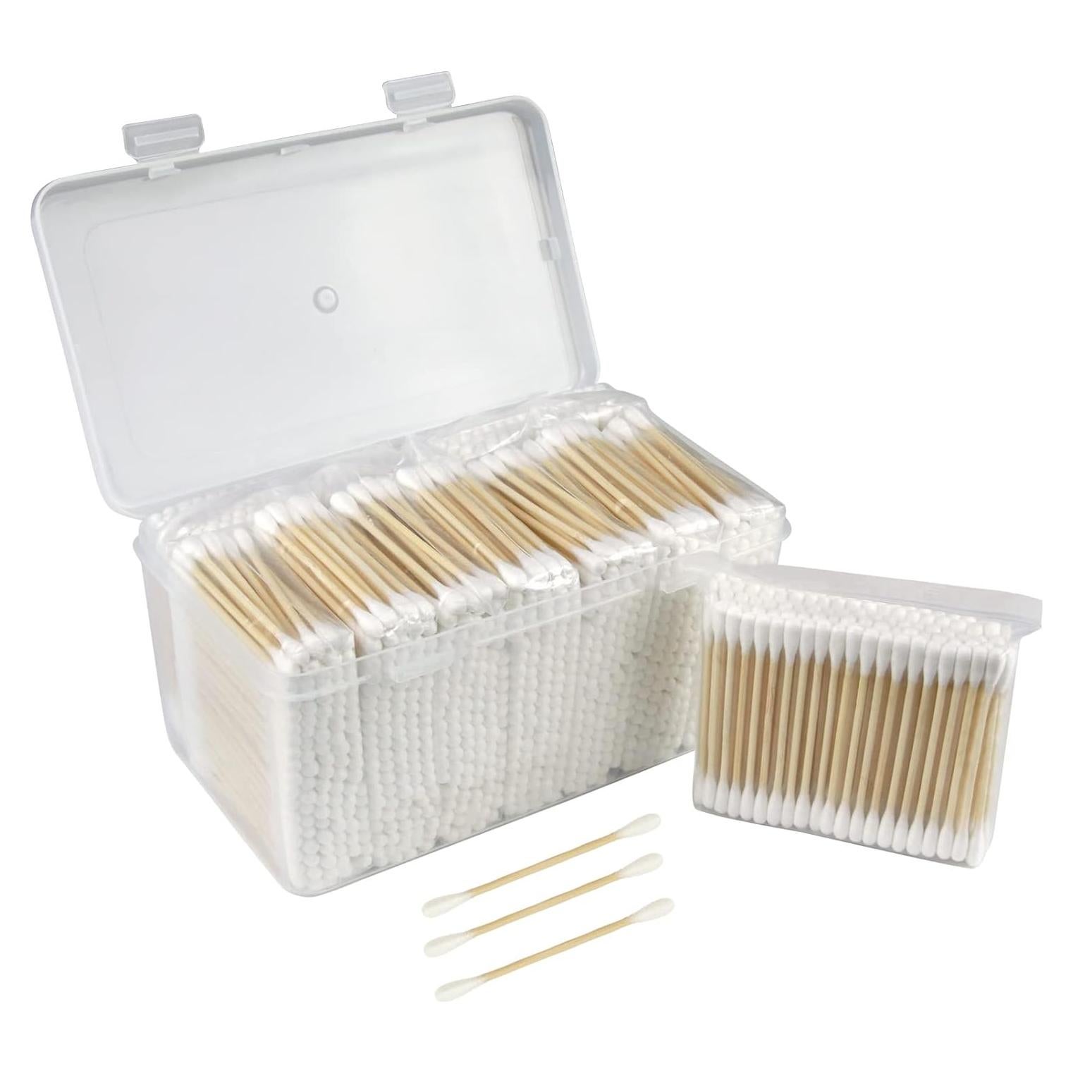 Bastones de Algodón Orgánico EYXFormula 1000 Piezas Doble Punta