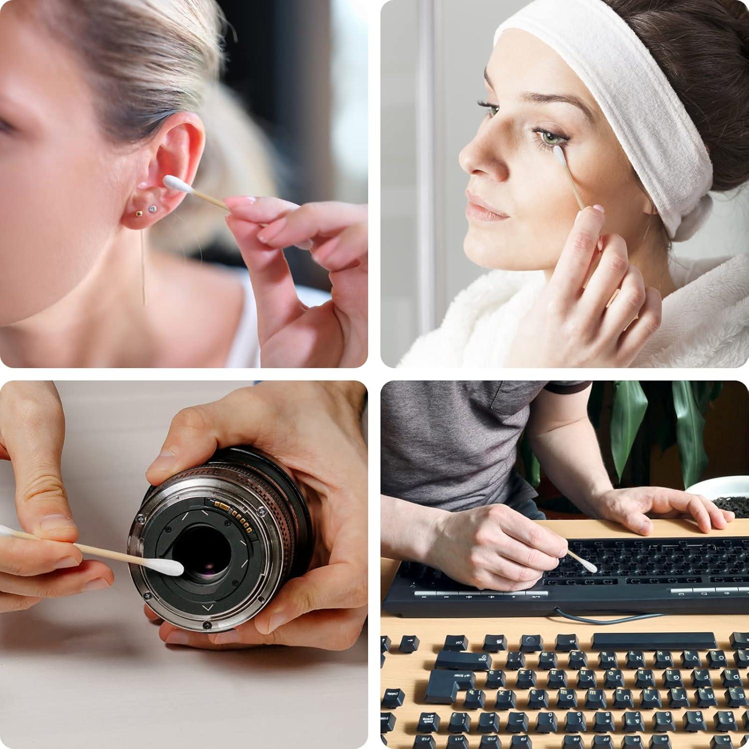 Bastones de Algodón Orgánico EYXFormula 1000 Piezas Doble Punta