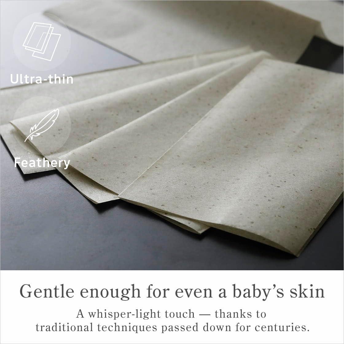 Papel Absorbente de Aceite Té Verde Premium 100 Hojas