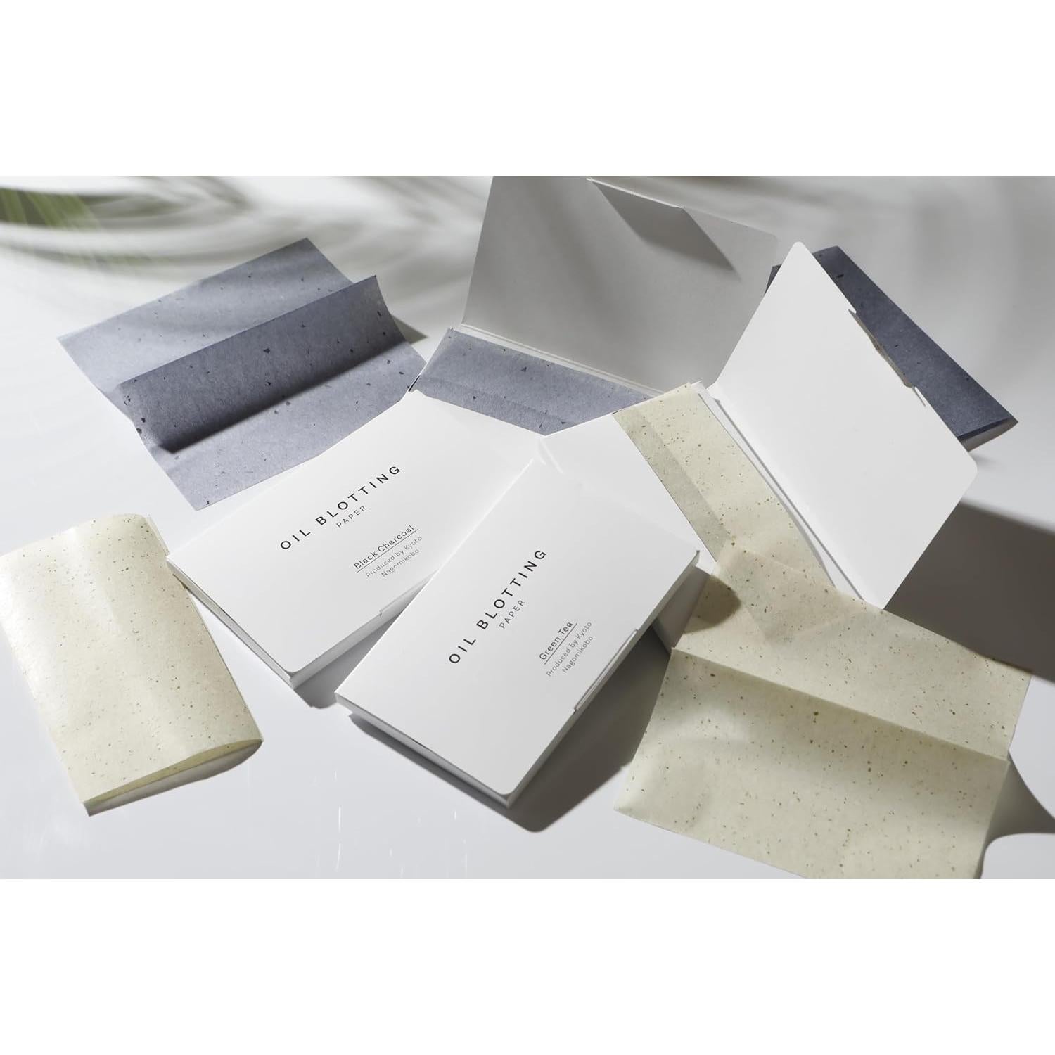 Papel Absorbente de Aceite Té Verde Premium 100 Hojas