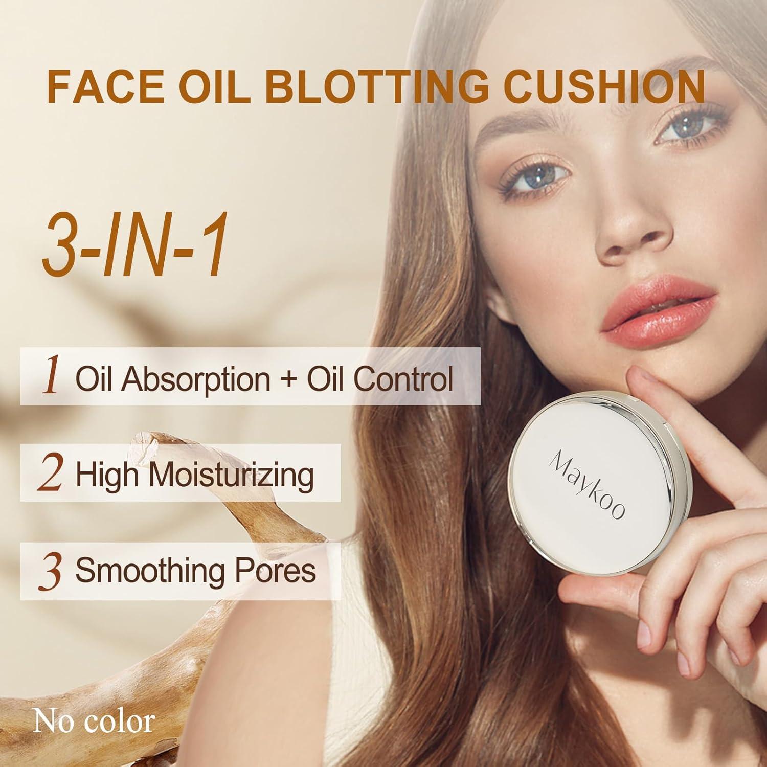 Esponja Absorbente de Aceite MAYKOO 70g Hidratante y Matificante