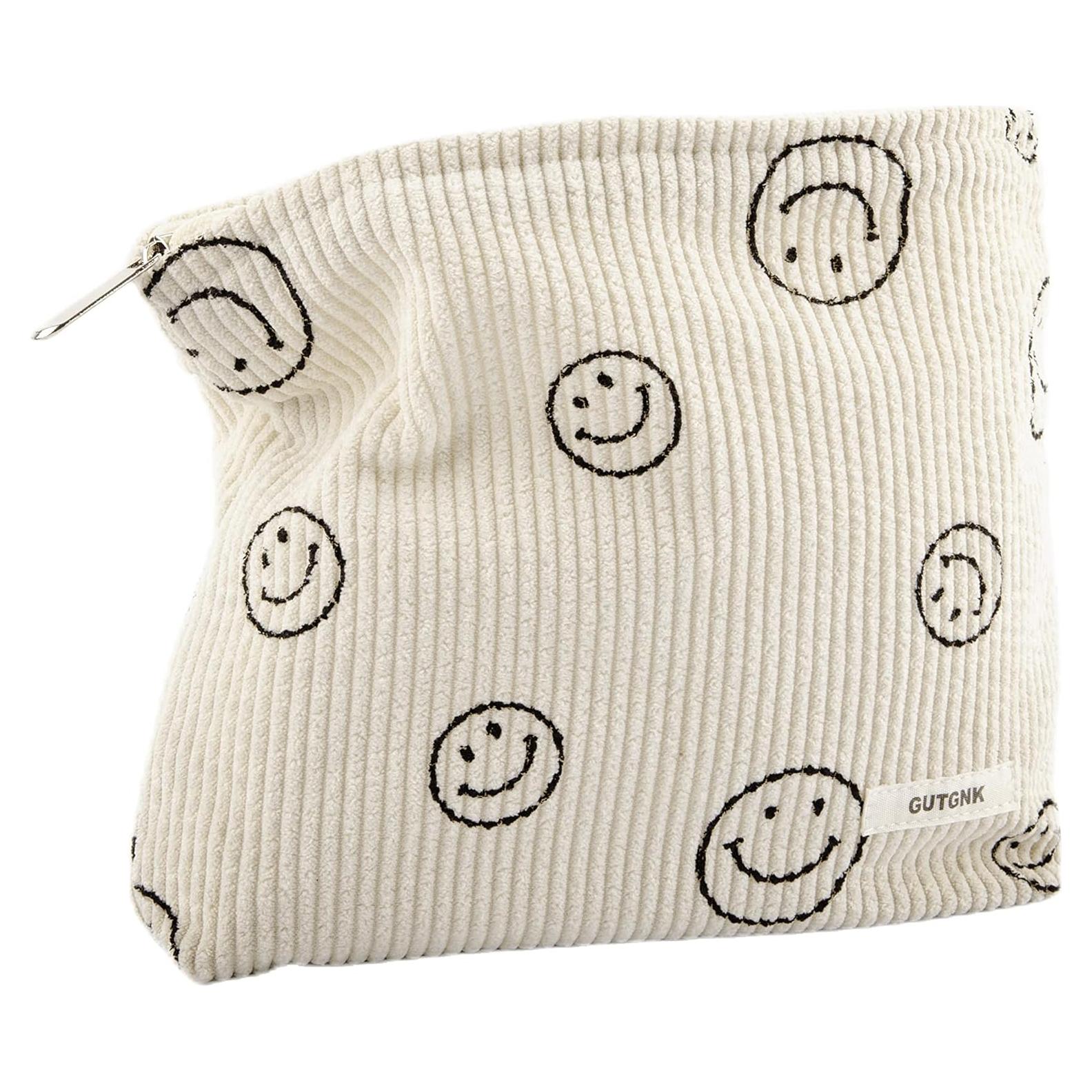 Bolsa de Maquillaje GUTGNK Beige - Estuche Cosmético 25.4x18.8cm