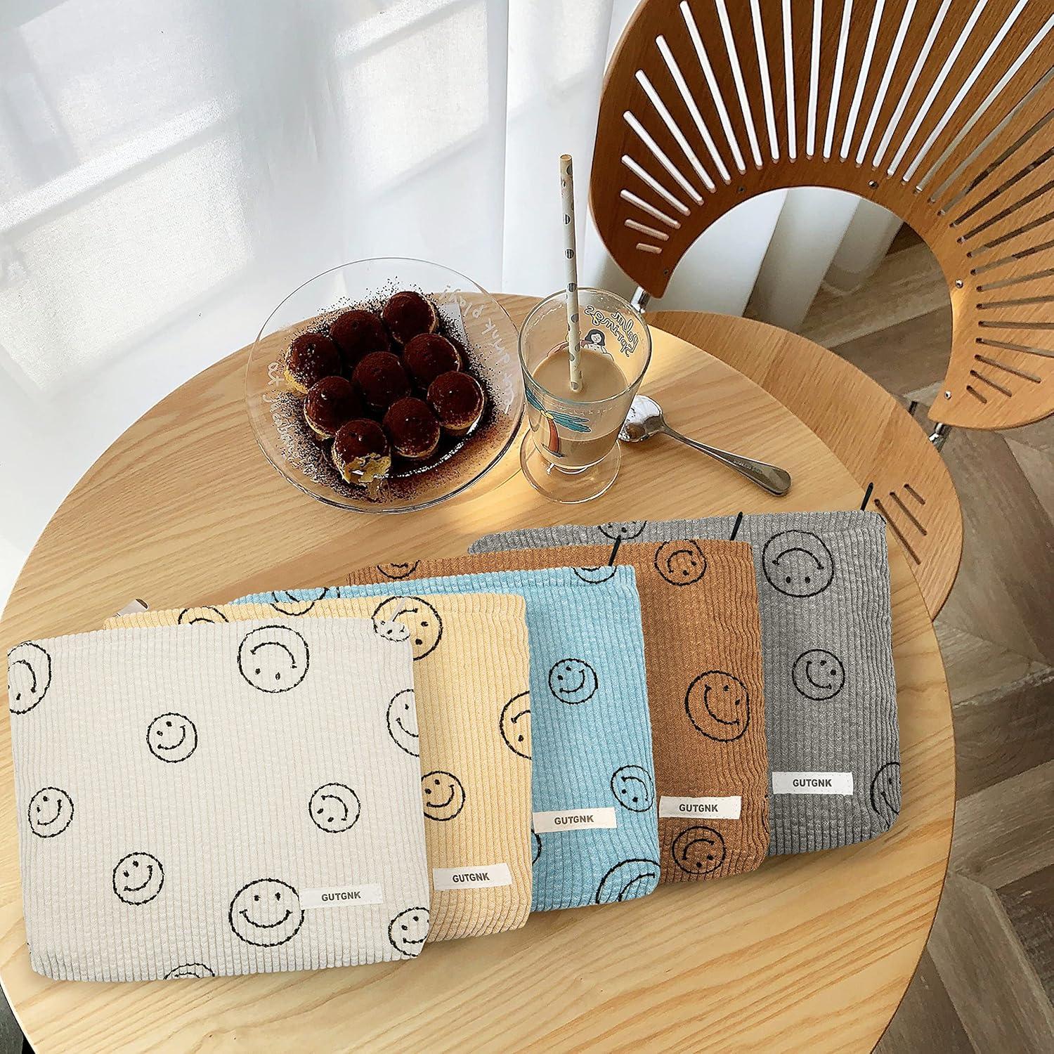 Bolsa de Maquillaje GUTGNK Beige - Estuche Cosmético 25.4x18.8cm