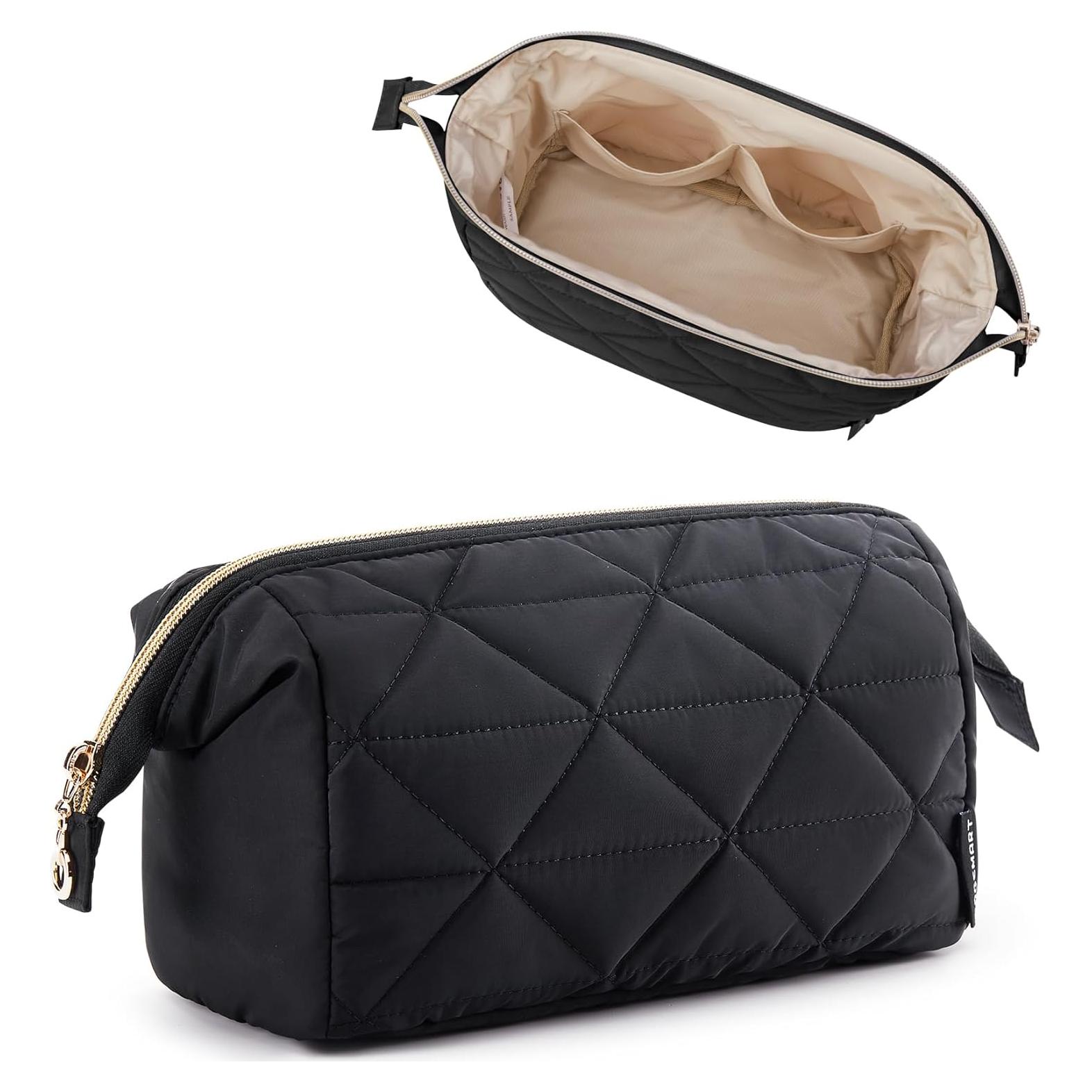 Bolsa de Maquillaje de Viaje BAGSMART Negra 27.7x14.9 cm